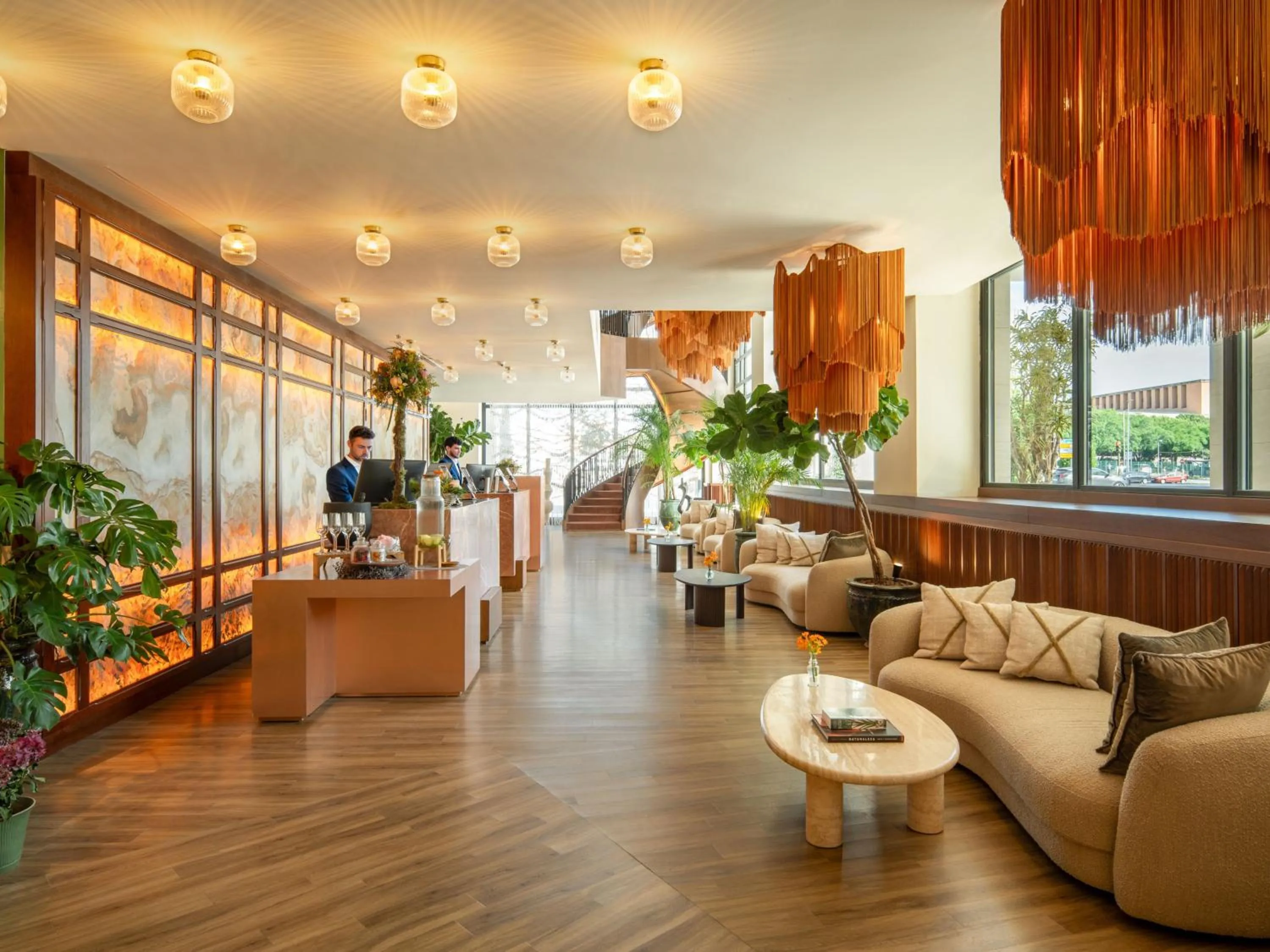 Lobby or reception in Only YOU Hotel Sevilla