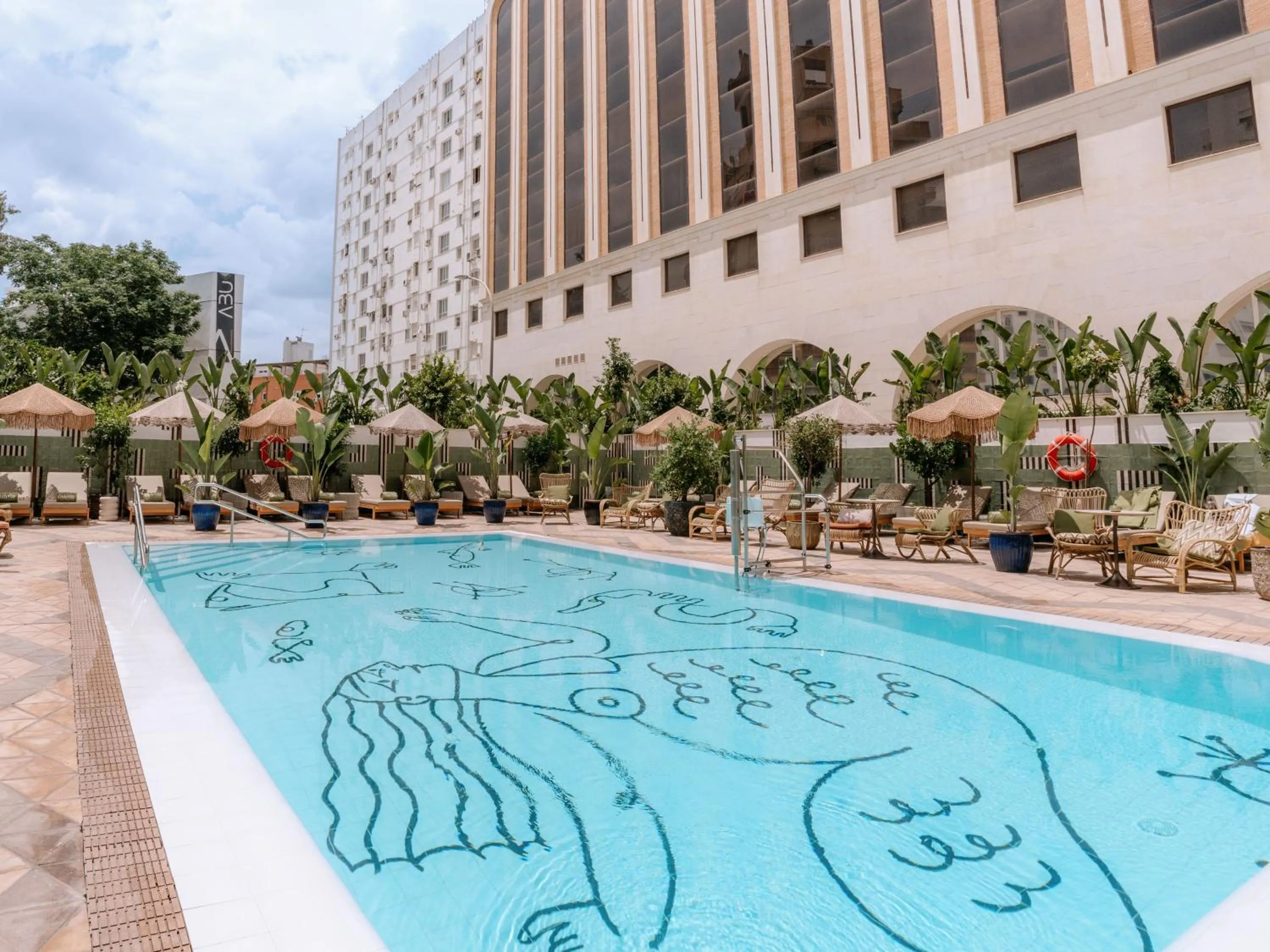 Swimming pool in Only YOU Hotel Sevilla