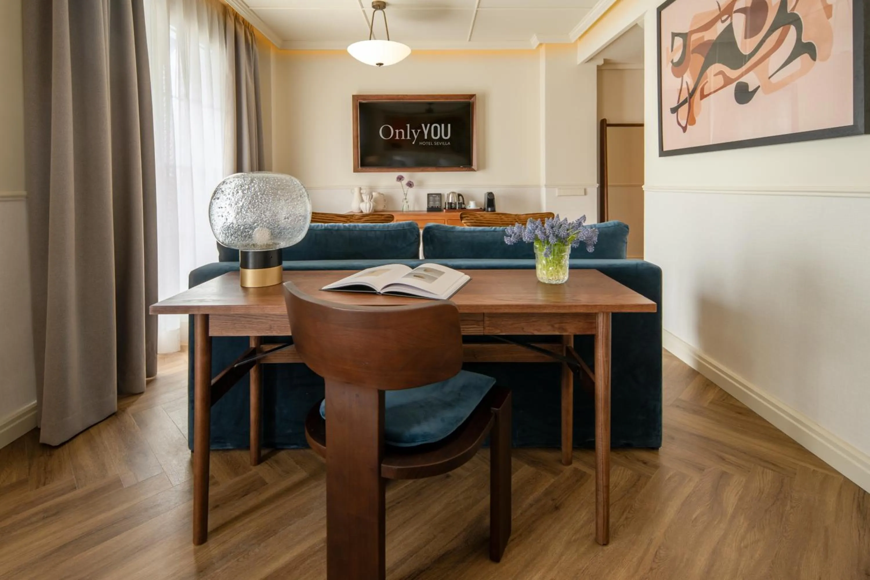 Seating area in Only YOU Hotel Sevilla