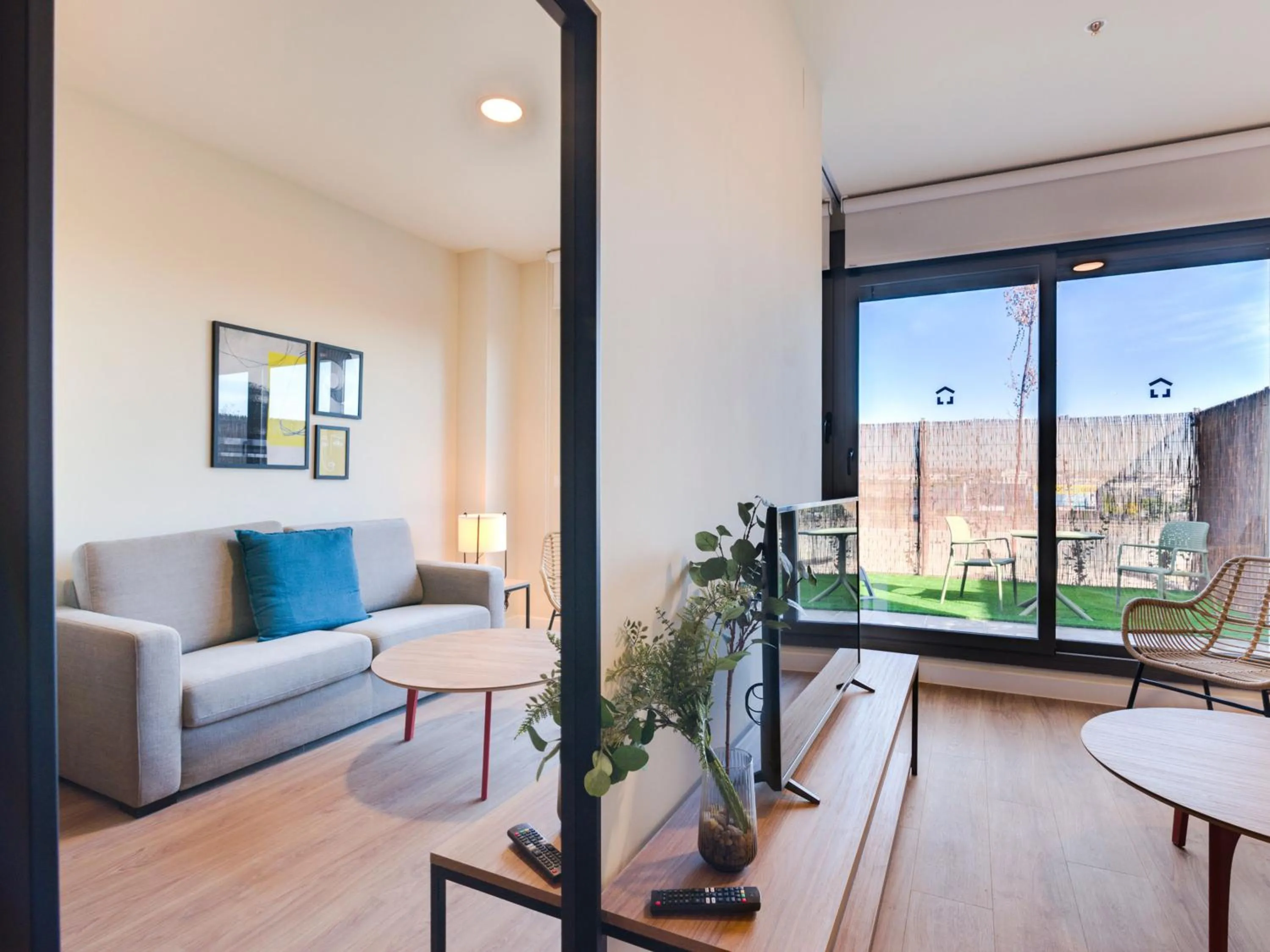 Balcony/Terrace in Livensa Living Studios Madrid Alcobendas