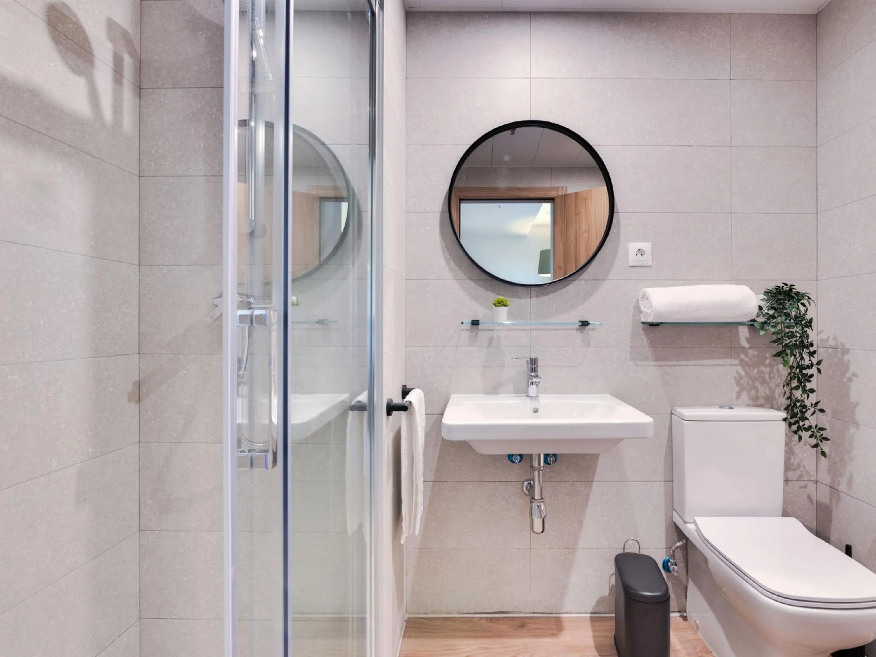 Bathroom in Livensa Living Studios Madrid Alcobendas