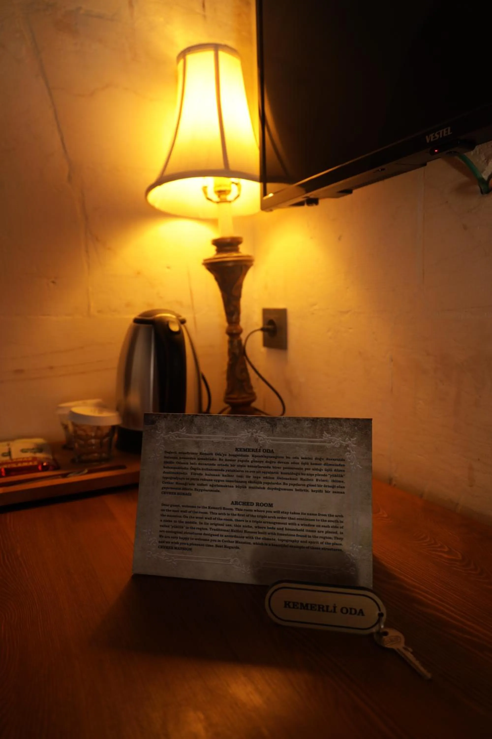 Text overlay in CEVHER KONAĞI