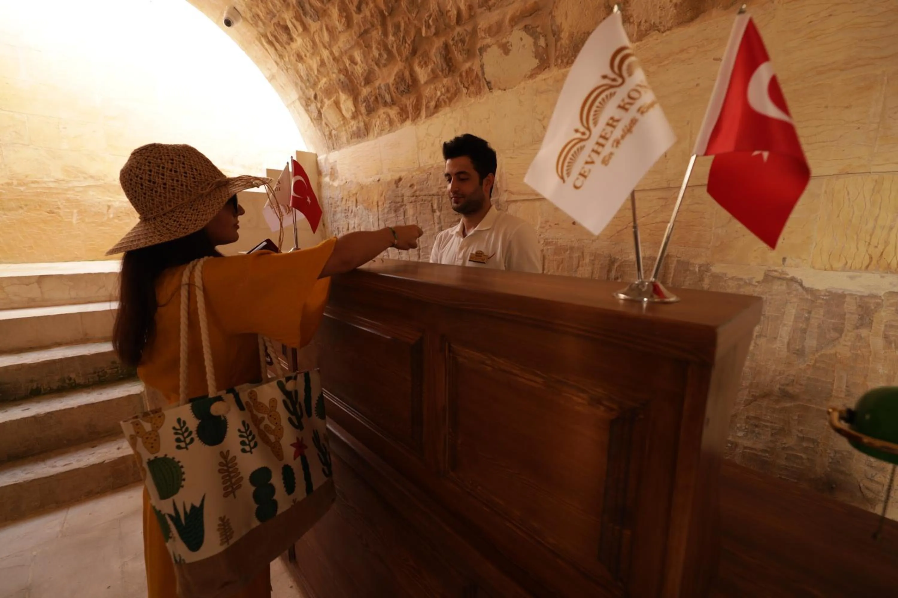group of guests in CEVHER KONAĞI