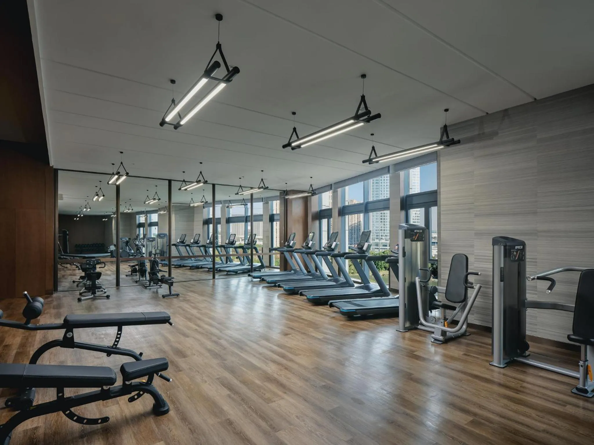 Fitness centre/facilities, Fitness Center/Facilities in HUALUXE Kunshan Huaqiao, an IHG Hotel