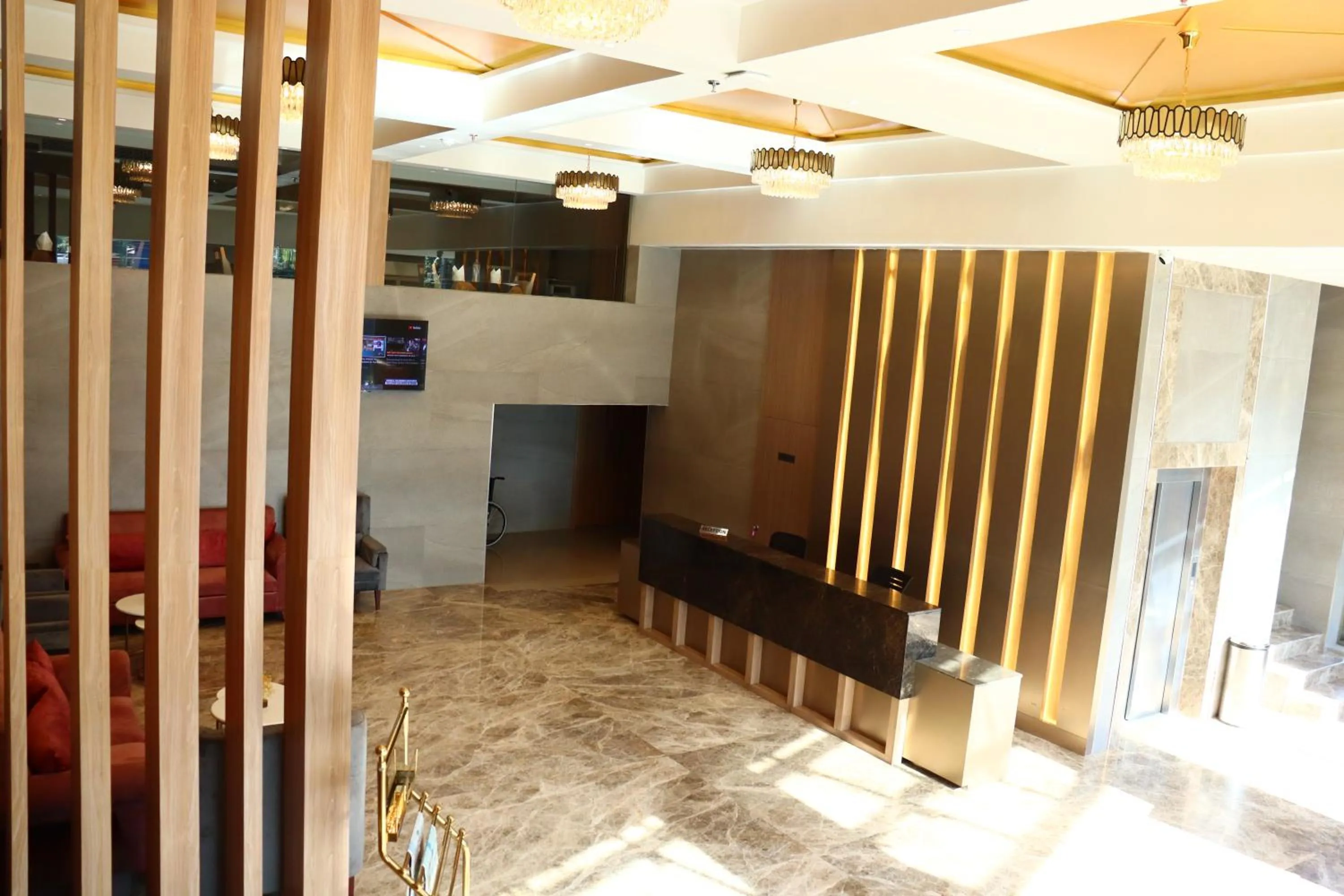 Seating area in Capital Park Residency