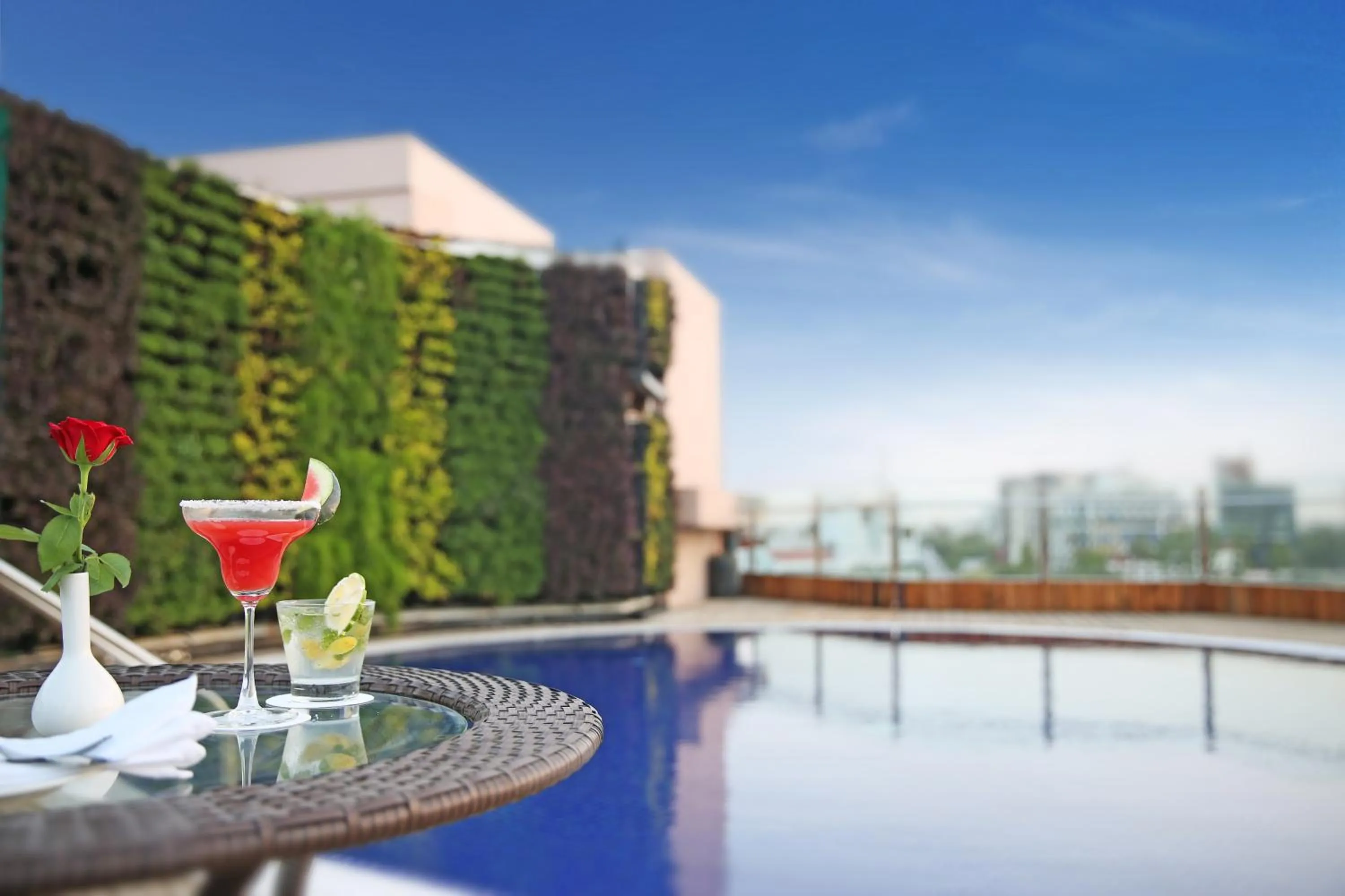 Swimming pool in Golden Tulip Jaipur