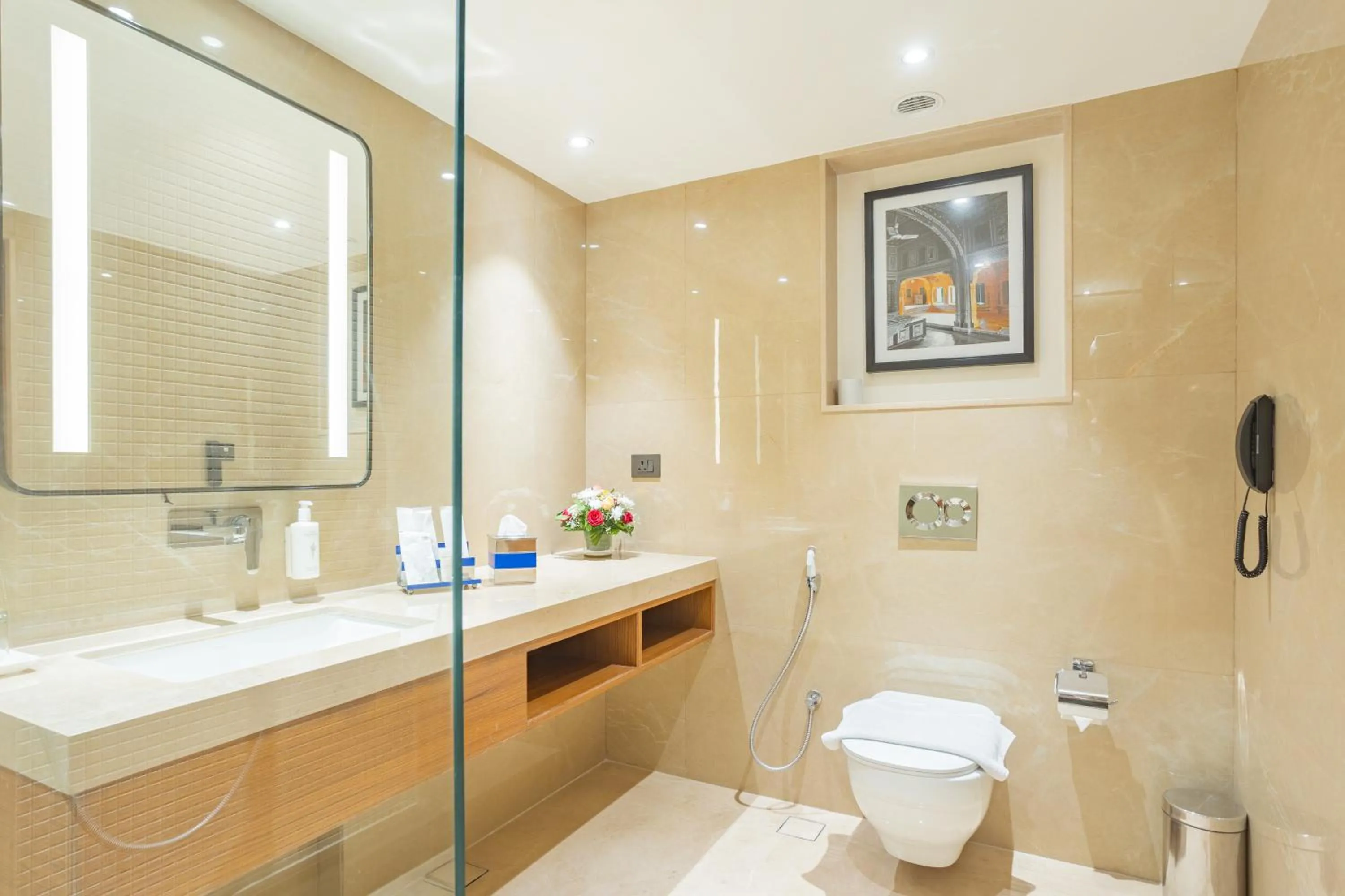 Bathroom in Golden Tulip Jaipur