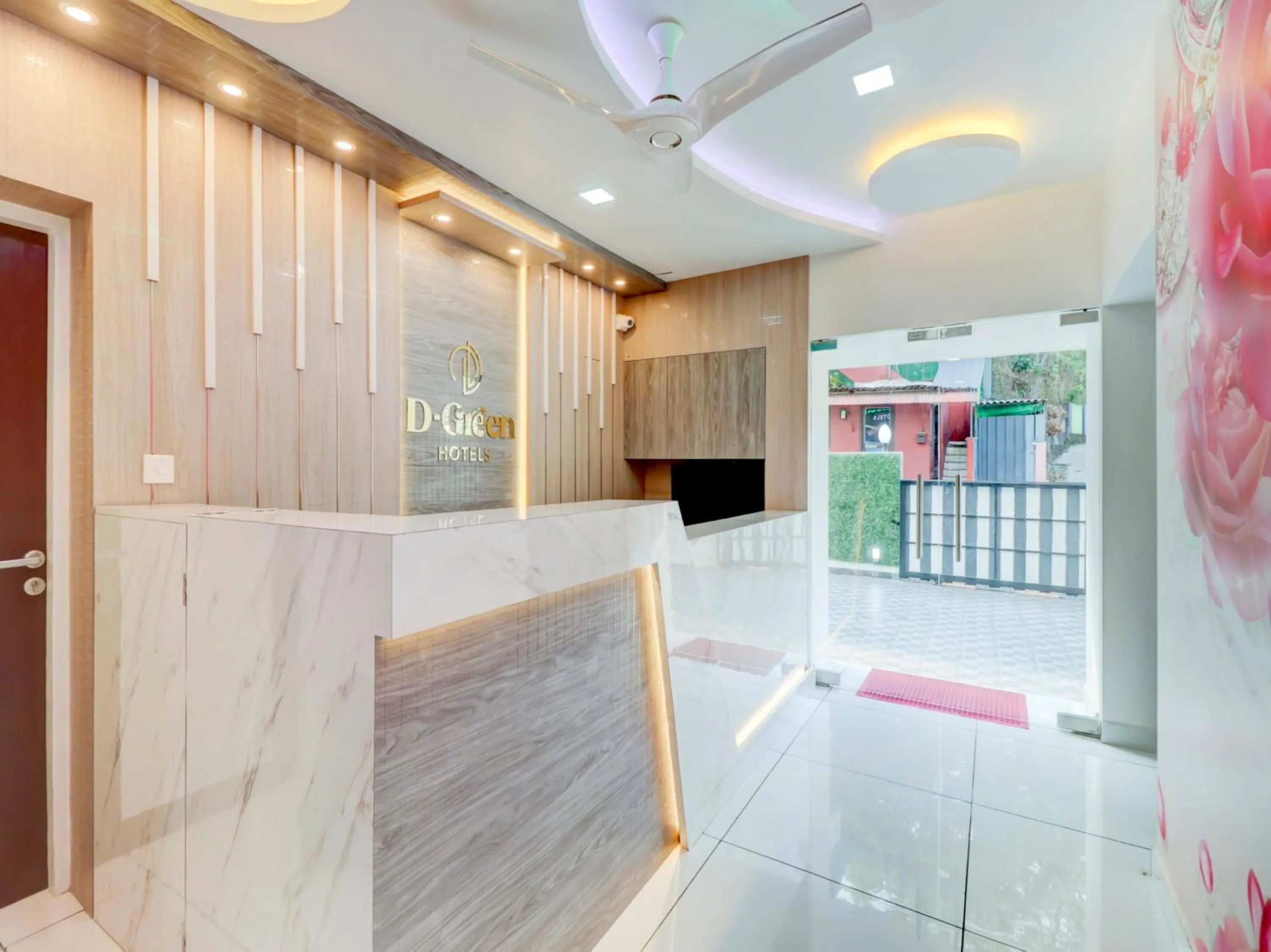 Lobby or reception in D-Green Hotels