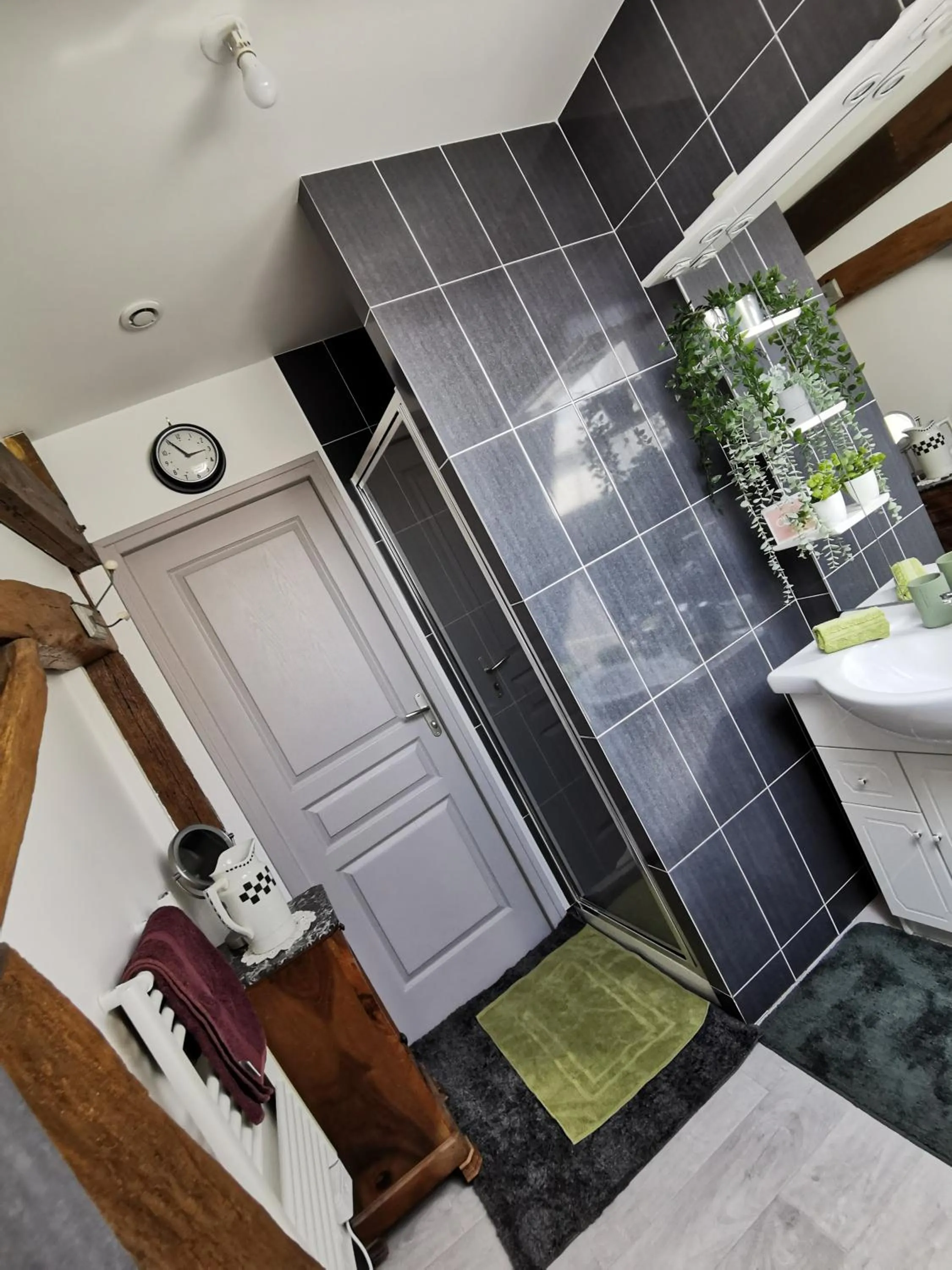 Bathroom in Chambres d'hôtes aux portes de CHAMBORD