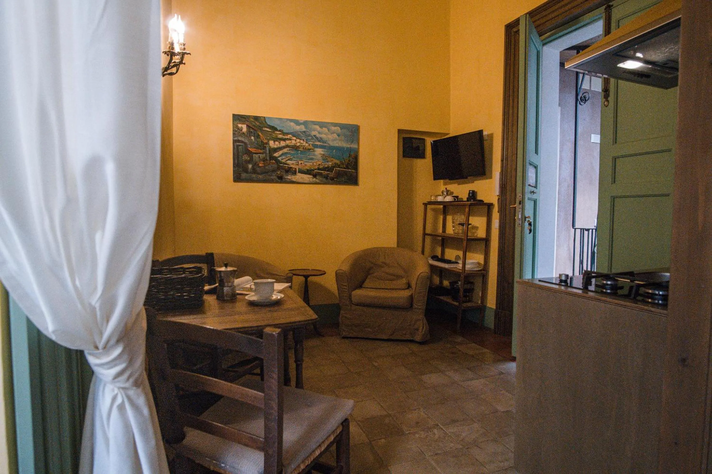 Kitchen or kitchenette in Casa D'aria