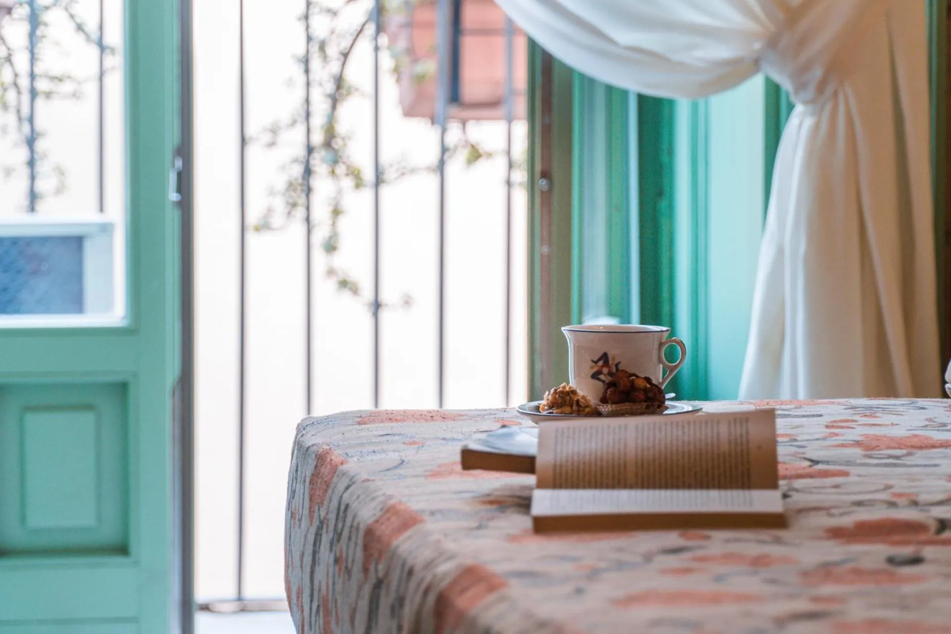 Balcony/Terrace, Bed in Casa D'aria