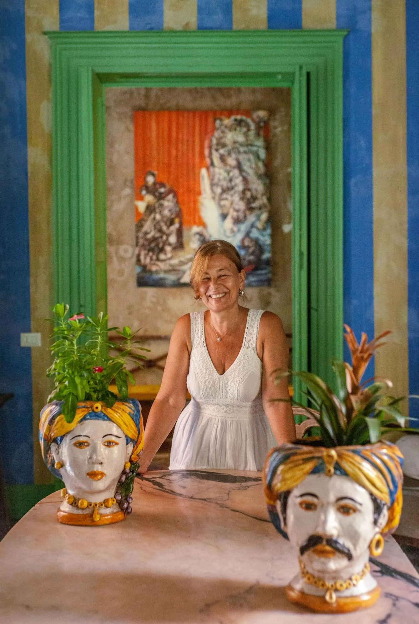 Lobby or reception in Casa D'aria