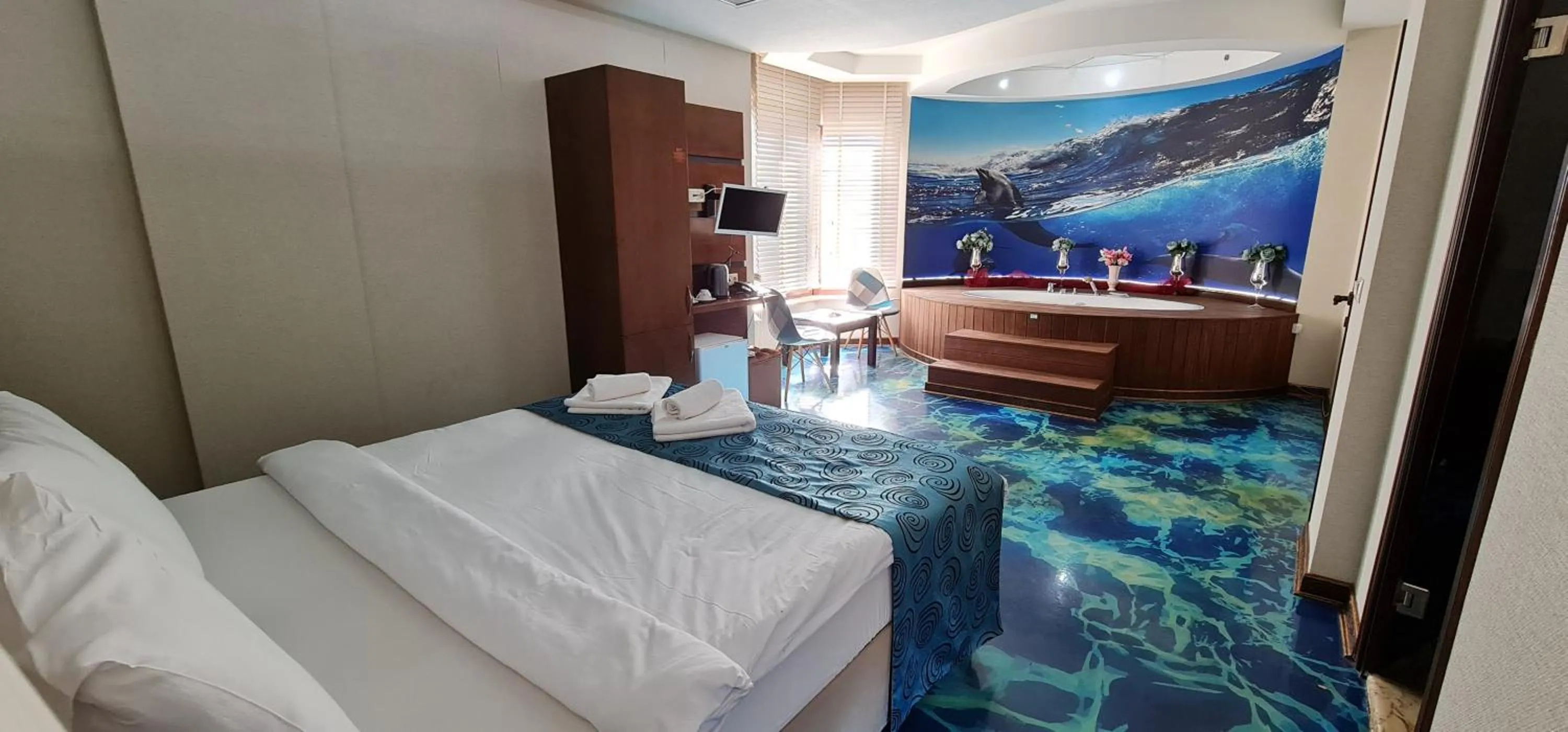 Sauna, Bed in Mavisu Deluxe Butik Otel