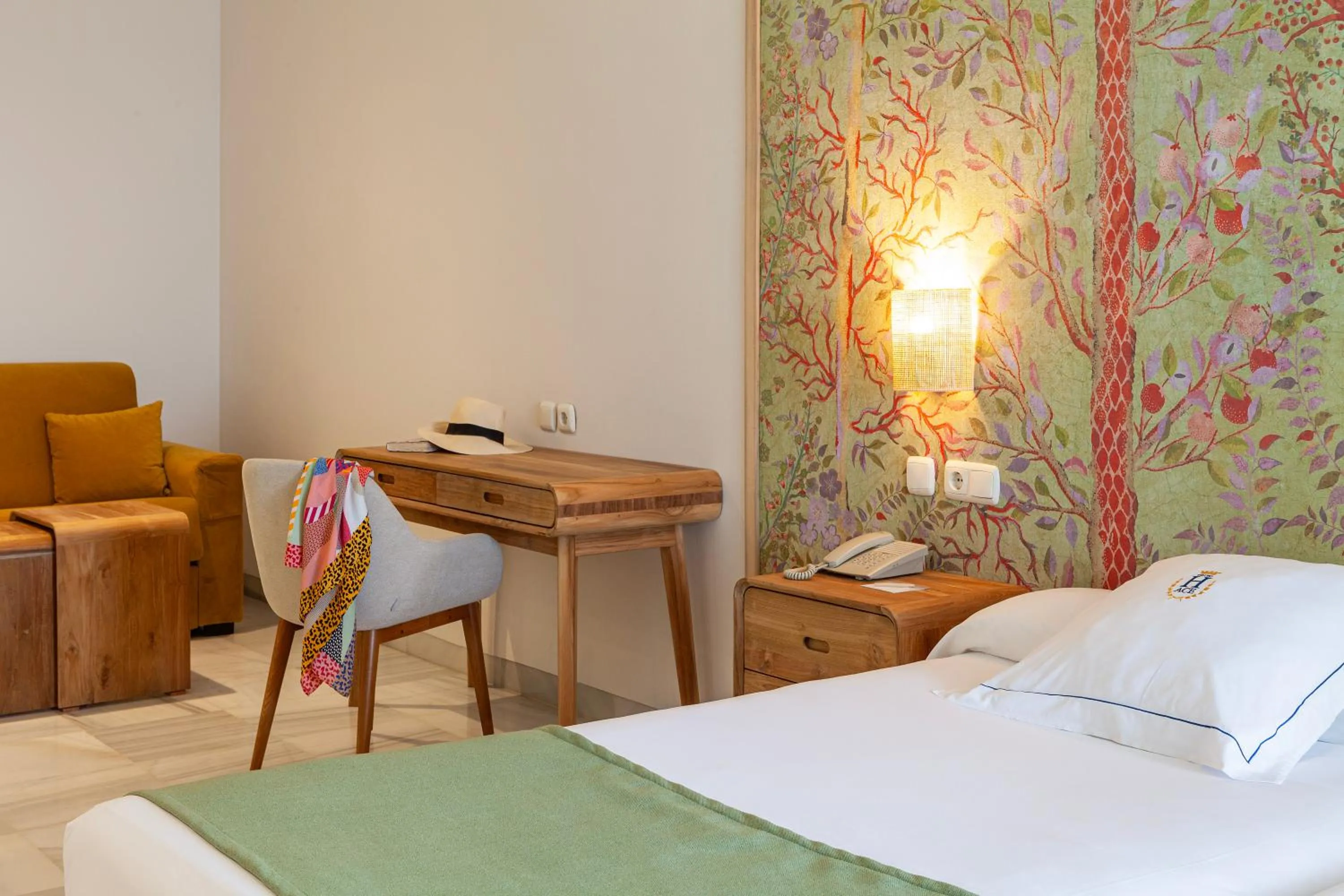 Bed in Hotel Duque de Najera