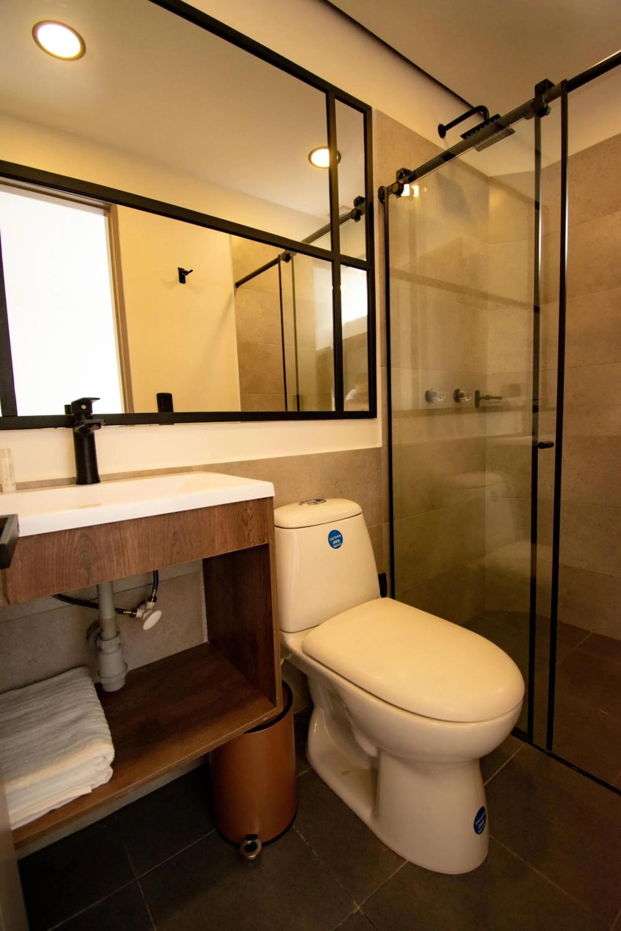 Bathroom in Fence by Bernalo Hotels