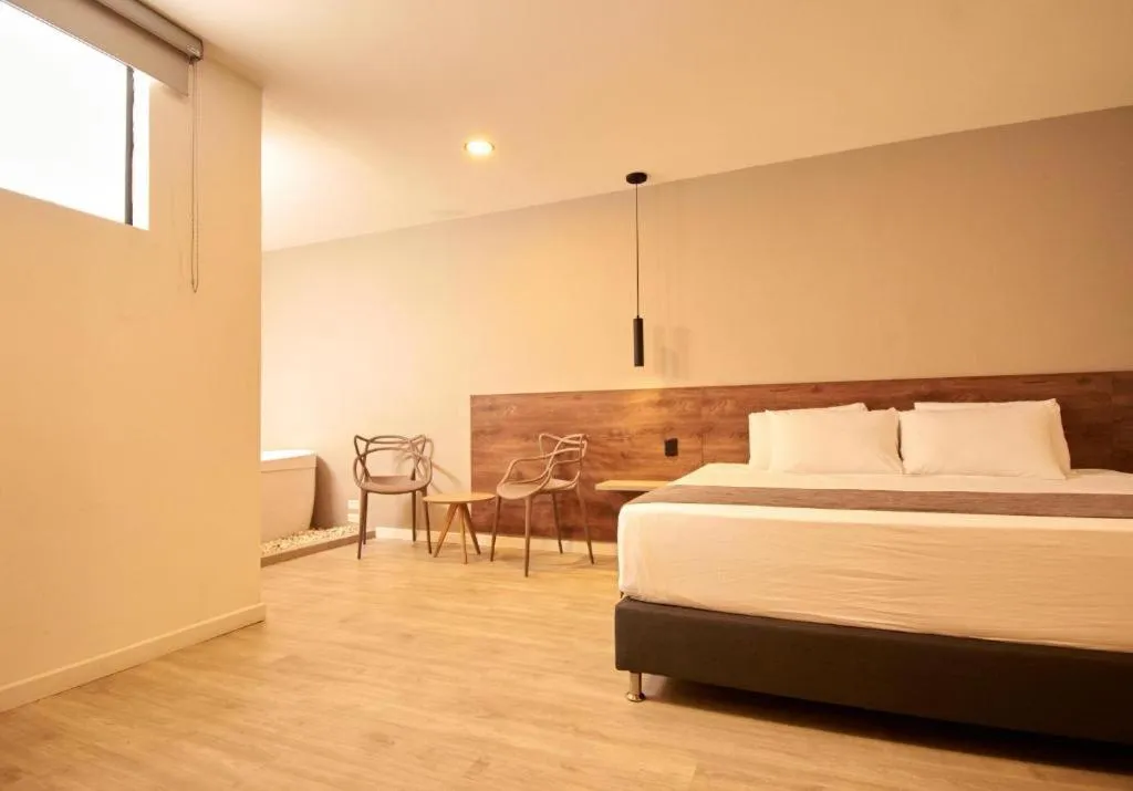 Bedroom, Bed in Fence by Bernalo Hotels