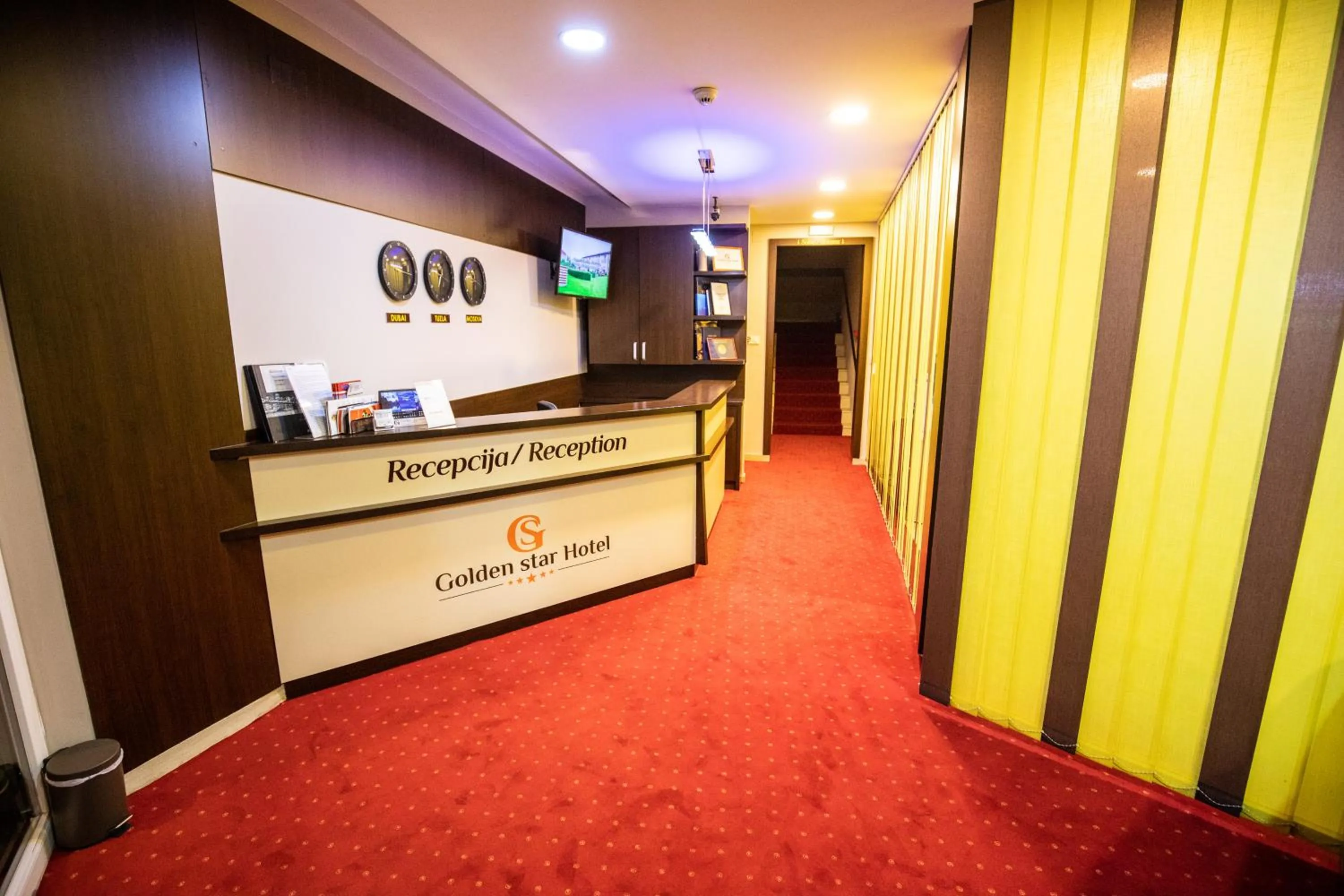 Lobby or reception in Boutique Hotel Golden Star