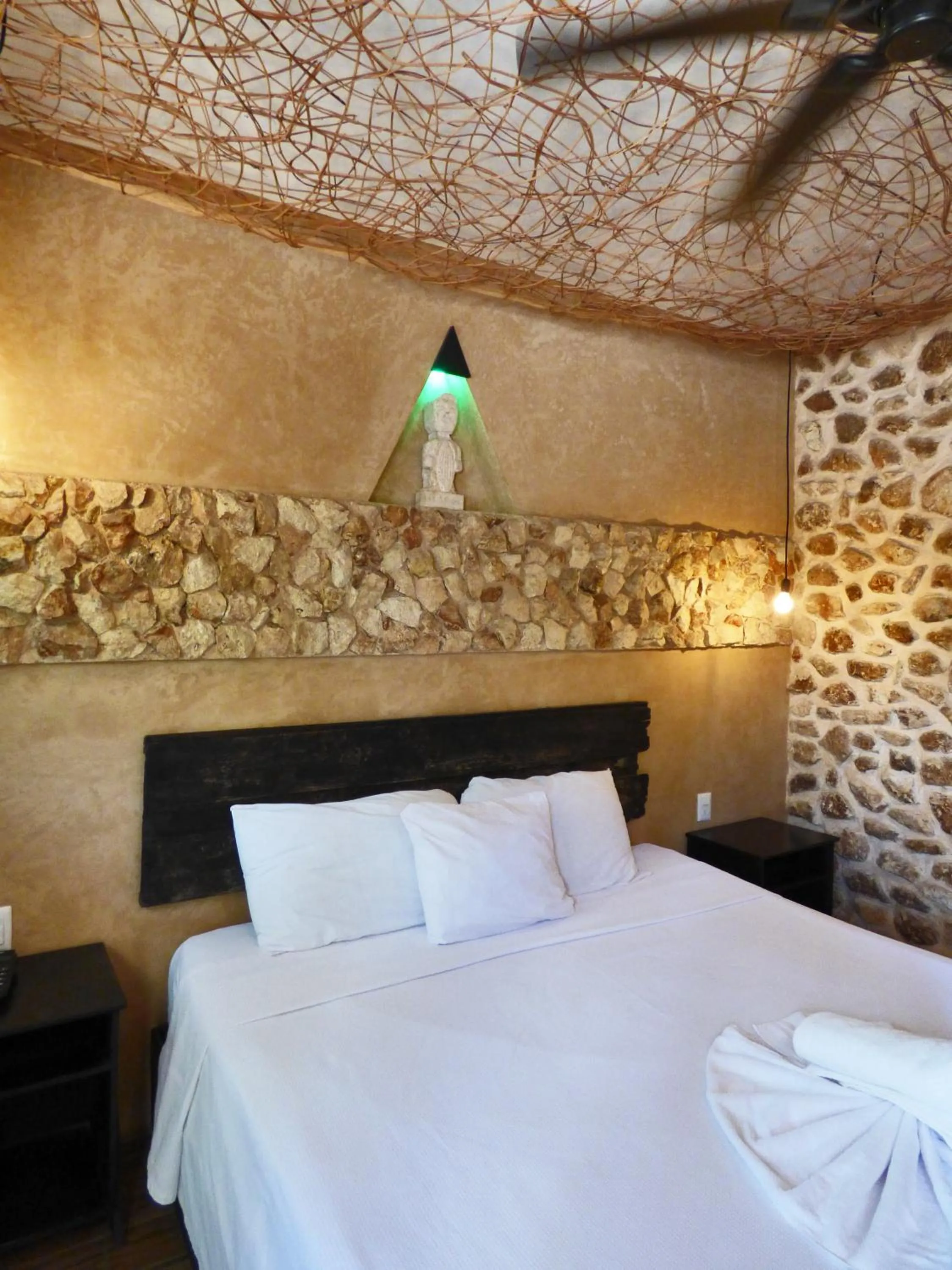 Bed in Habitaciones Colonial Zaci