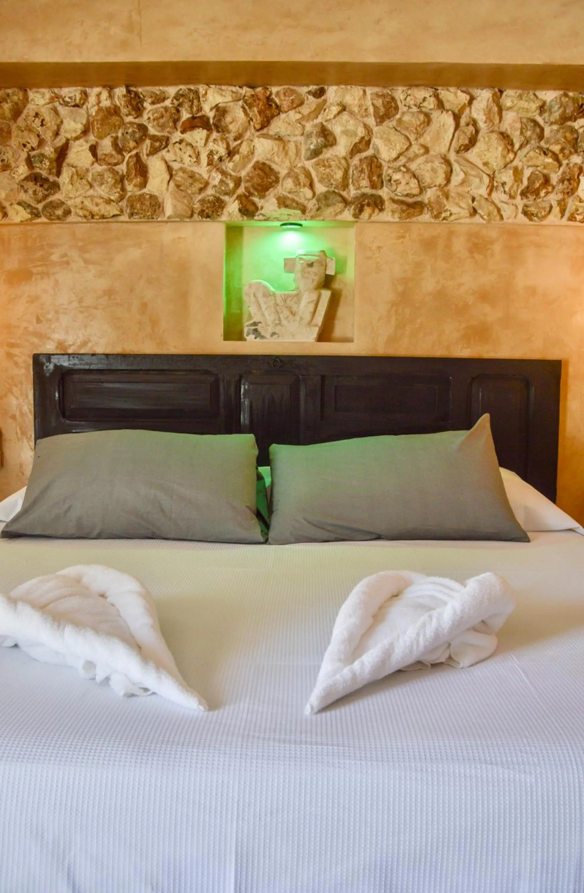 Bed in Habitaciones Colonial Zaci