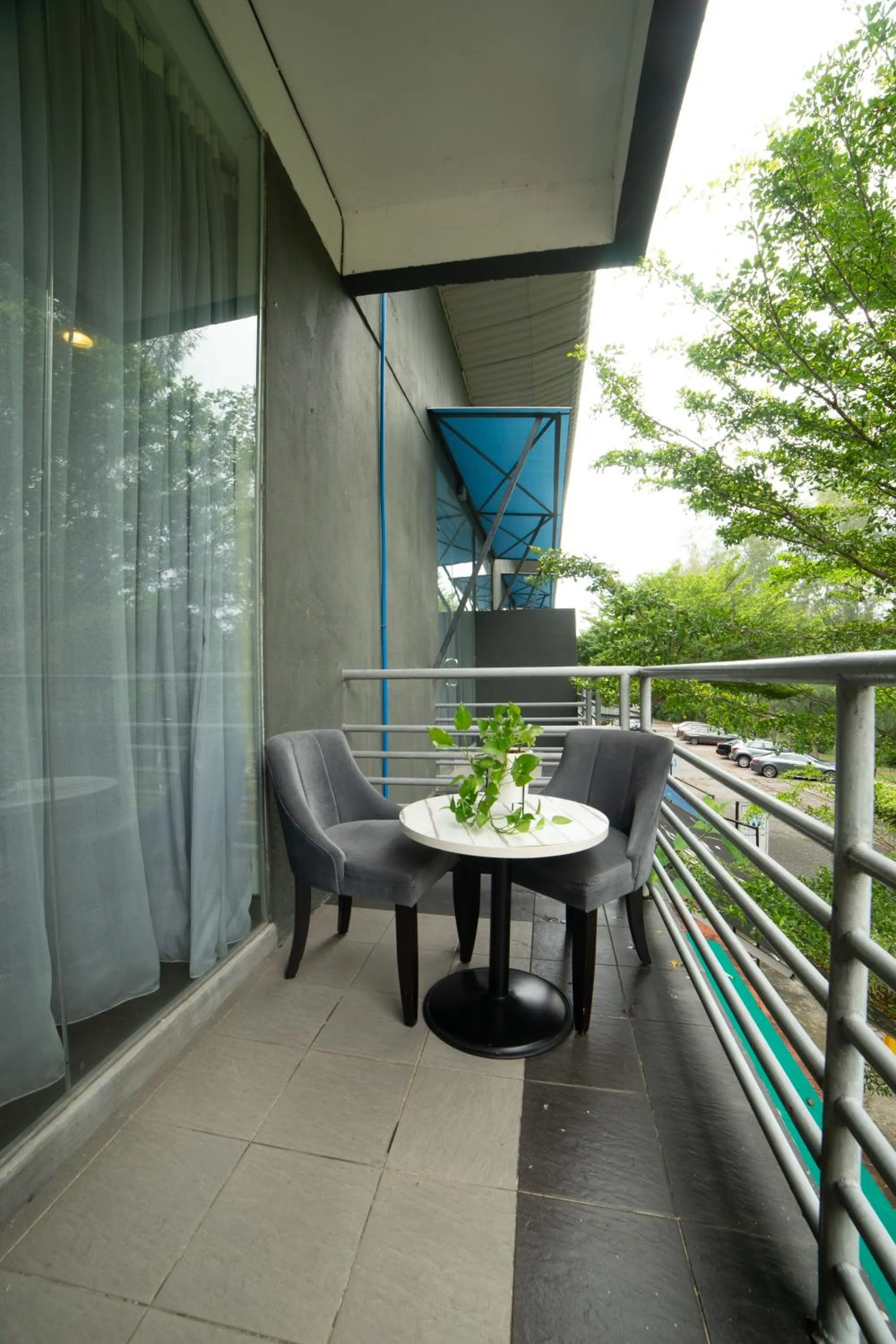 Balcony/Terrace in Waterfront Boutique Hotel
