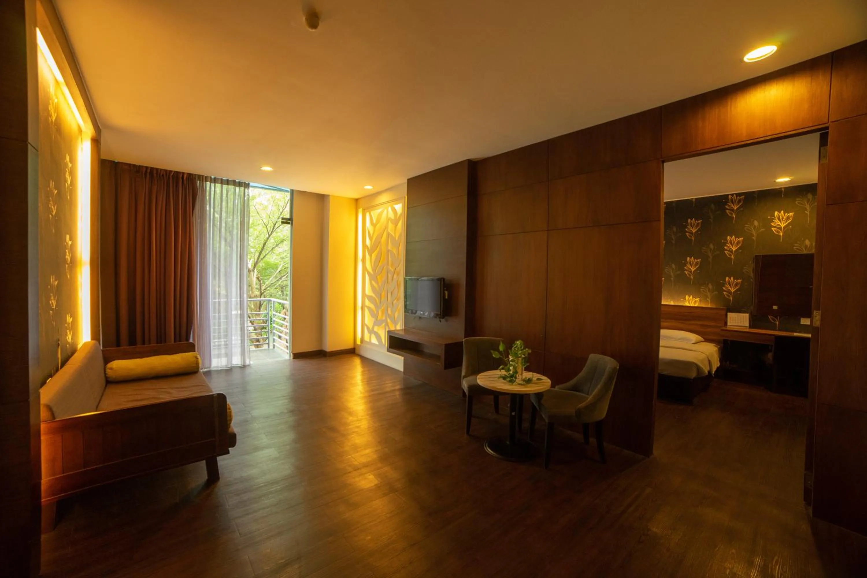 Living room in Waterfront Boutique Hotel