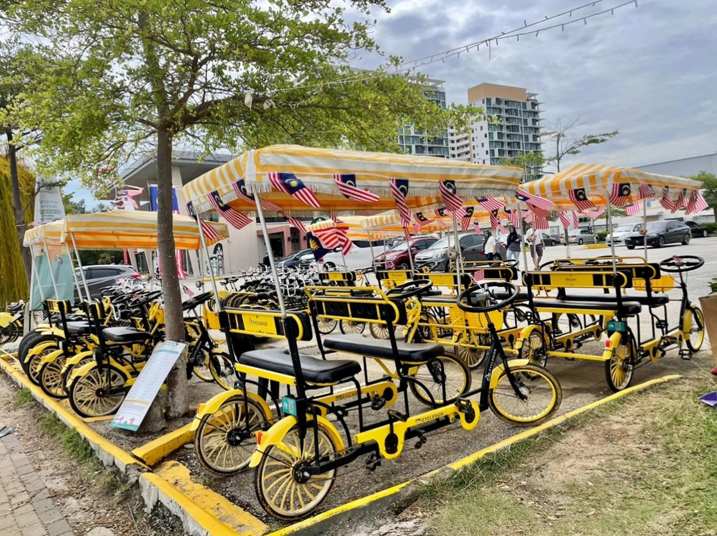 Cycling in Waterfront Boutique Hotel