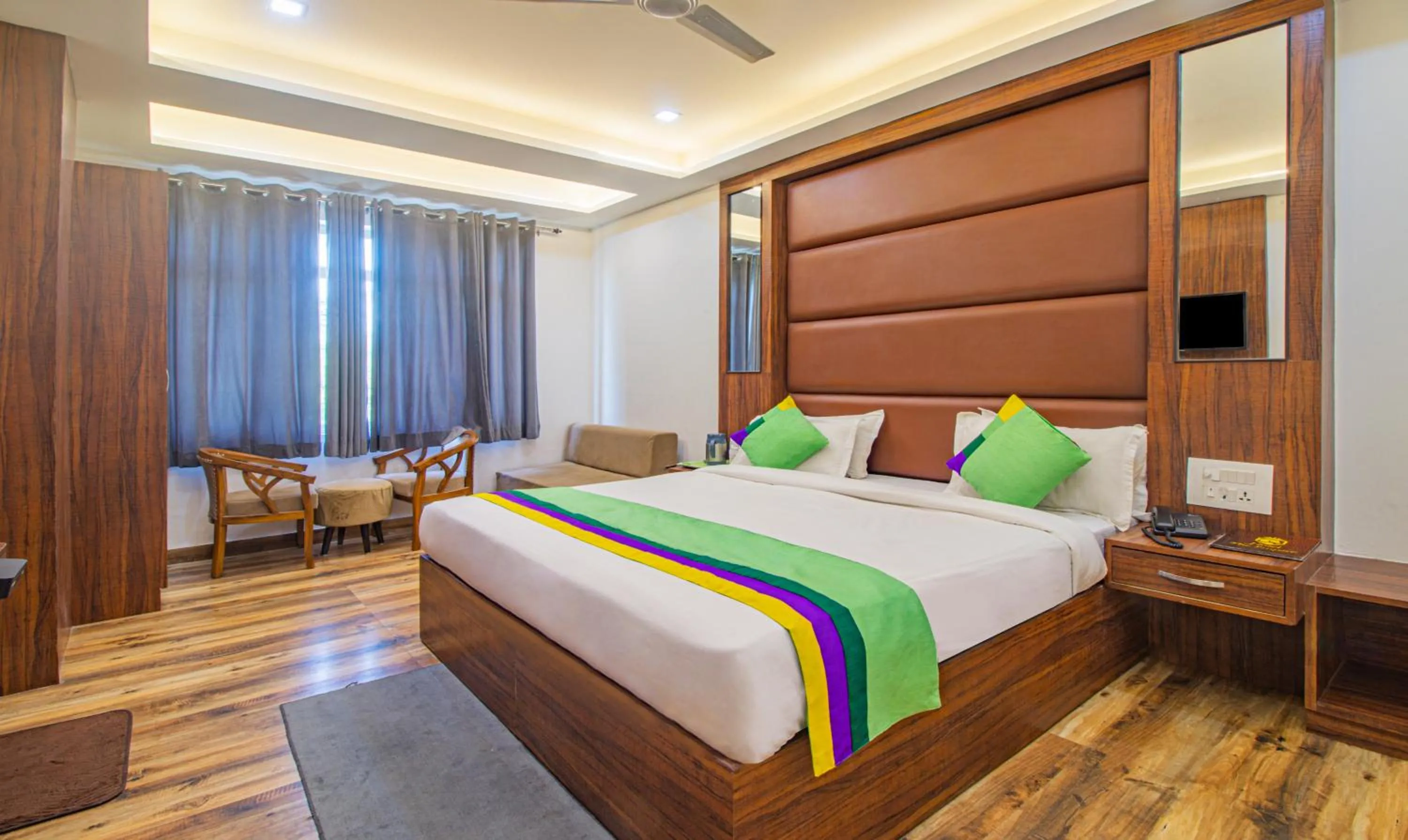 Bedroom, Bed in Treebo The Empire Near Taj Mahal Agra