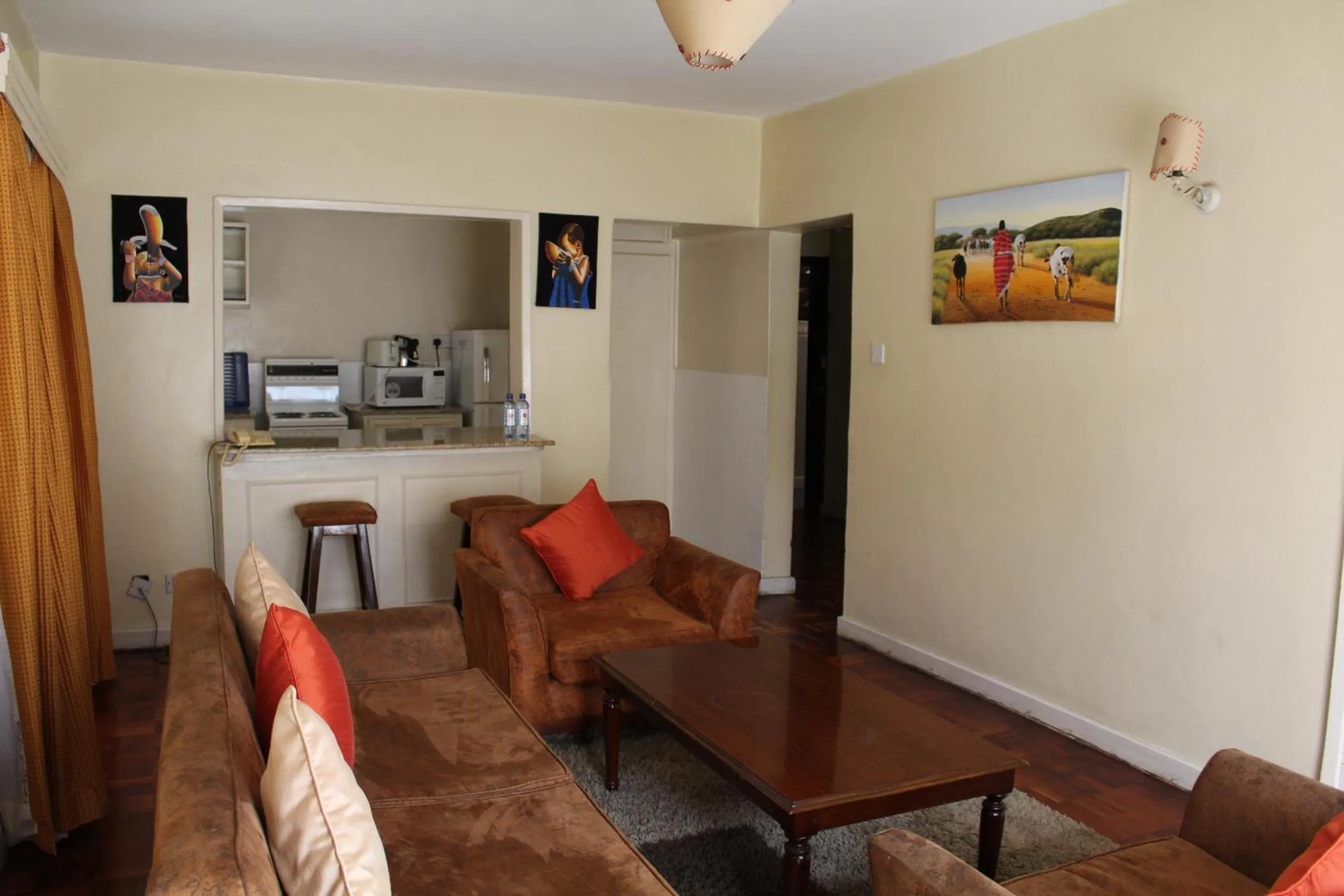 Kitchen or kitchenette in Hillpark Hotel