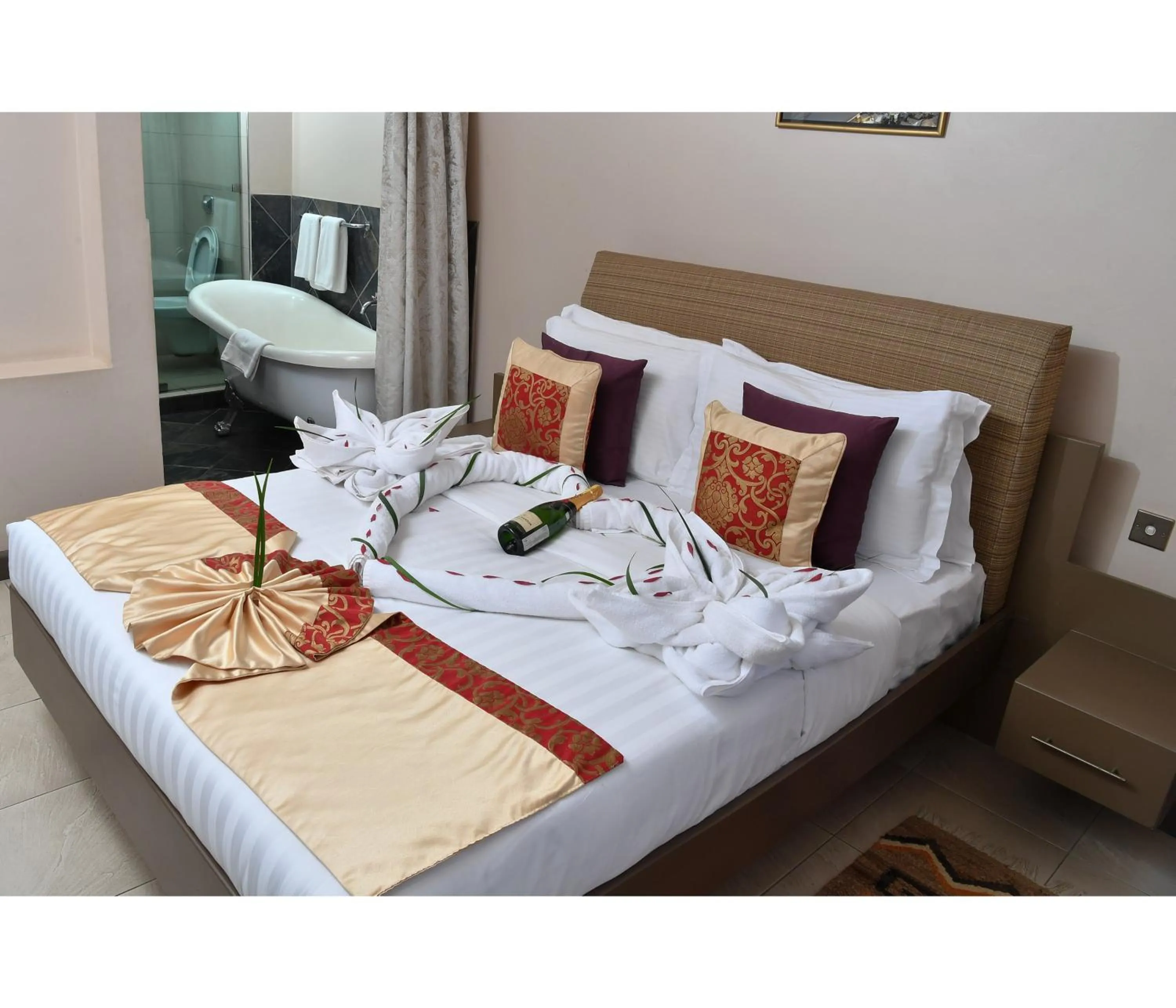 Bed in Hillpark Hotel