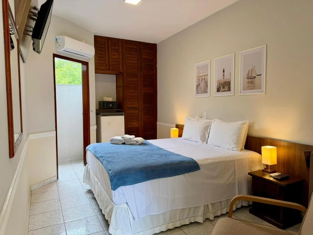 Bed in Hotel Arrastão