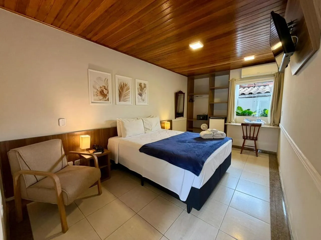 Bed in Hotel Arrastão