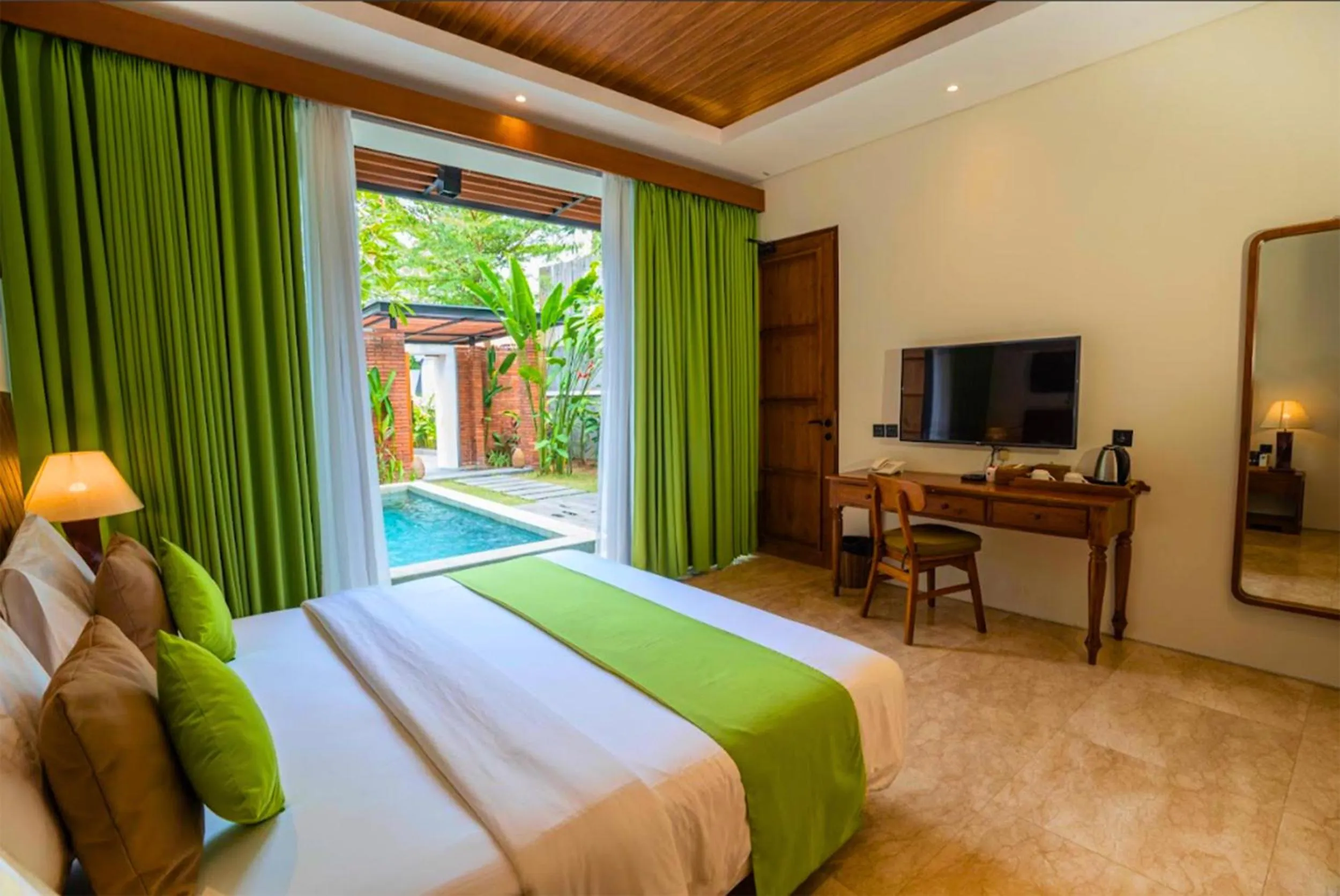 Bed in Villa Bulan Bali