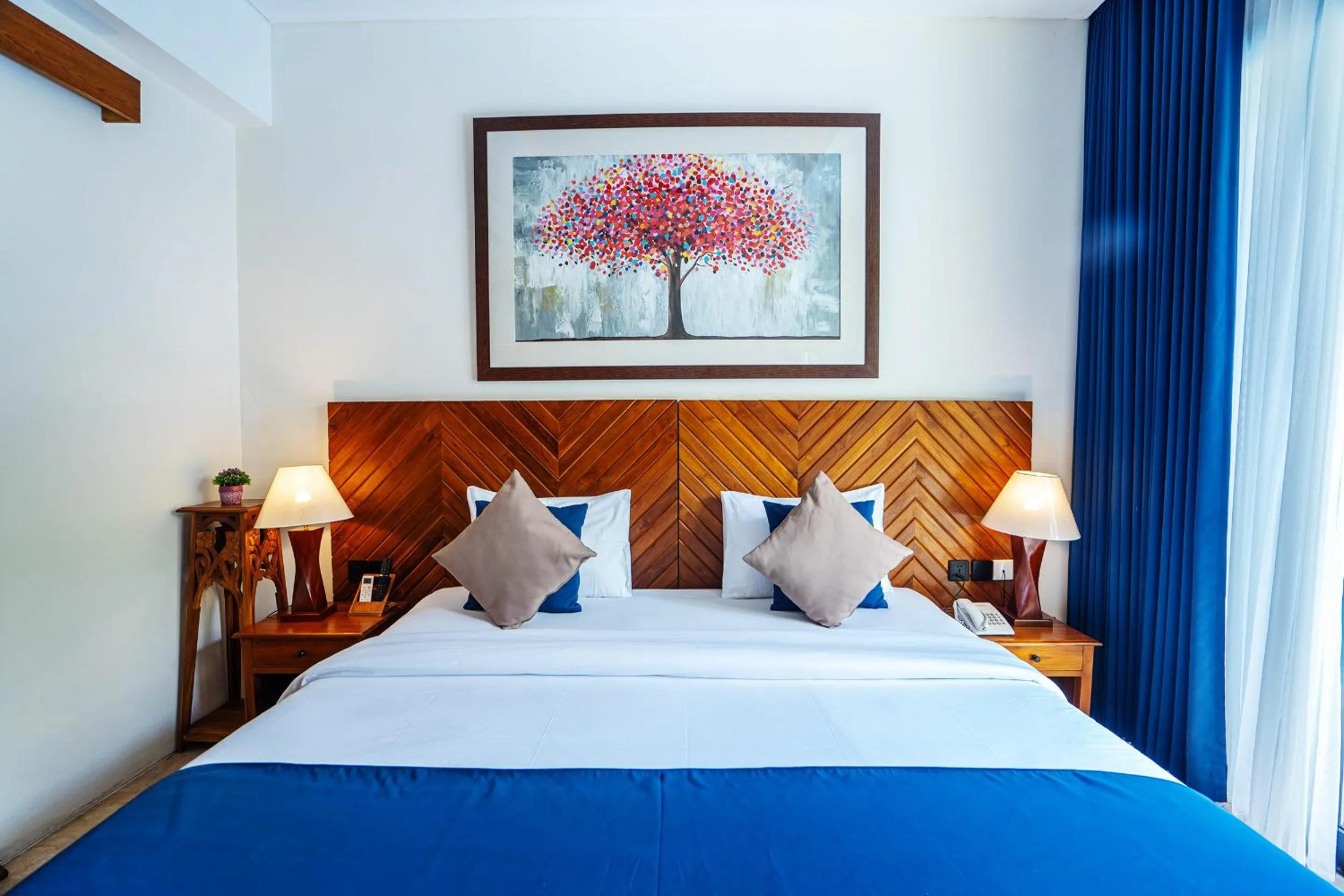 Bedroom, Bed in Villa Bulan Bali