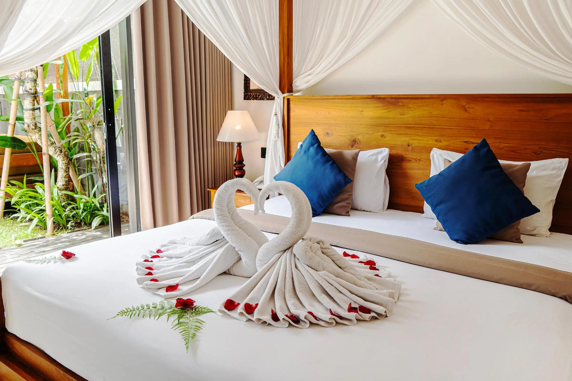Bed in Villa Bulan Bali