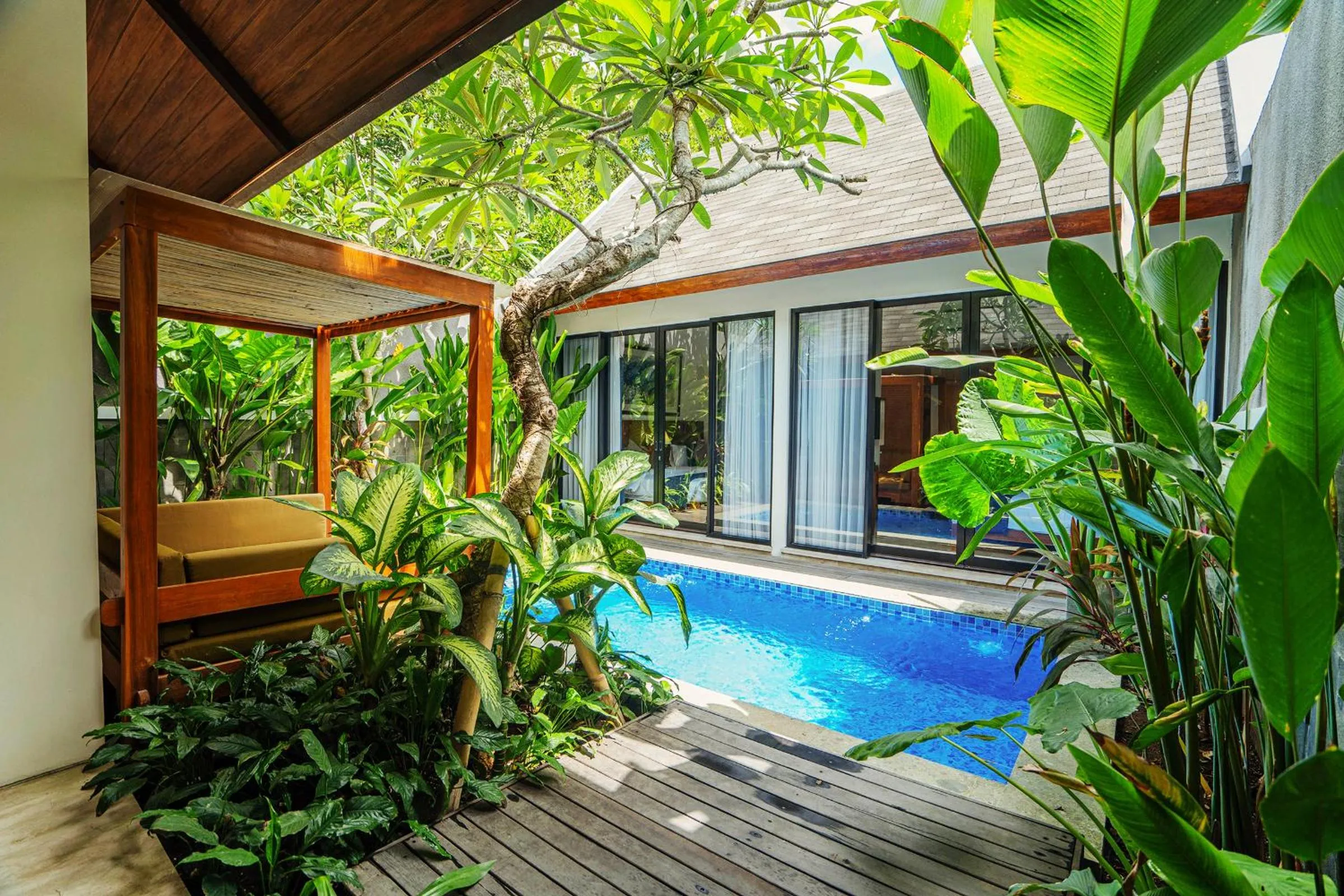 Pool view in Villa Bulan Bali