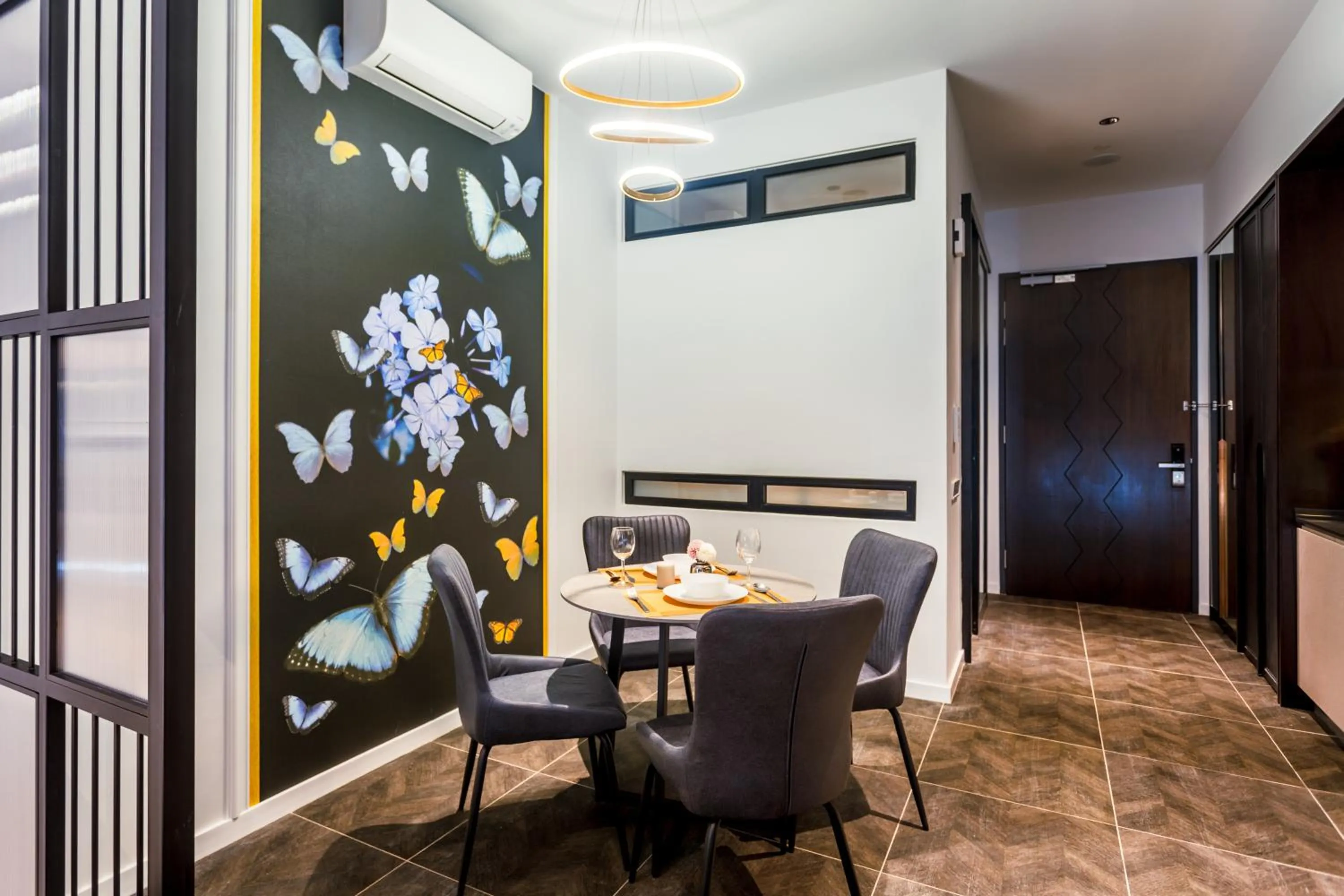 Dining area in Scarletz Suites KLCC by Mana-Mana