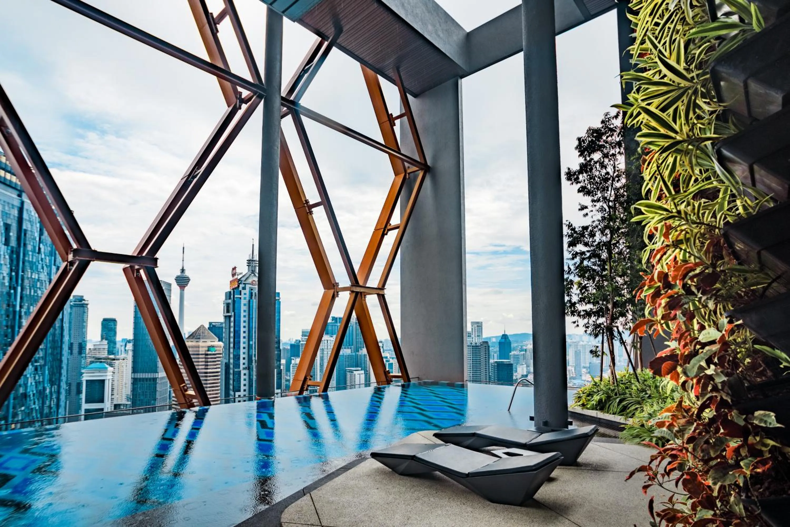 Swimming pool in Scarletz Suites KLCC by Mana-Mana