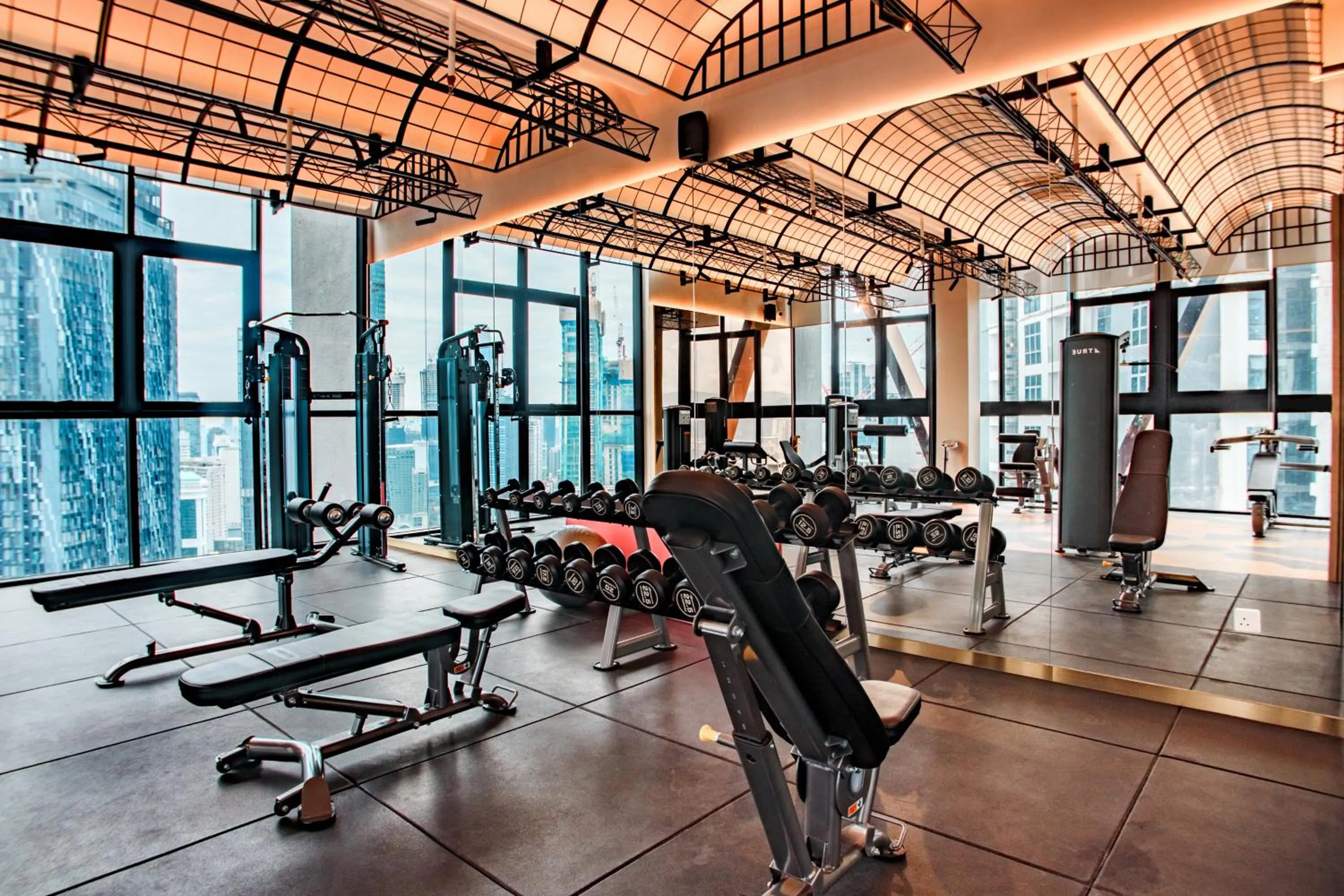 Fitness centre/facilities in Scarletz Suites KLCC by Mana-Mana
