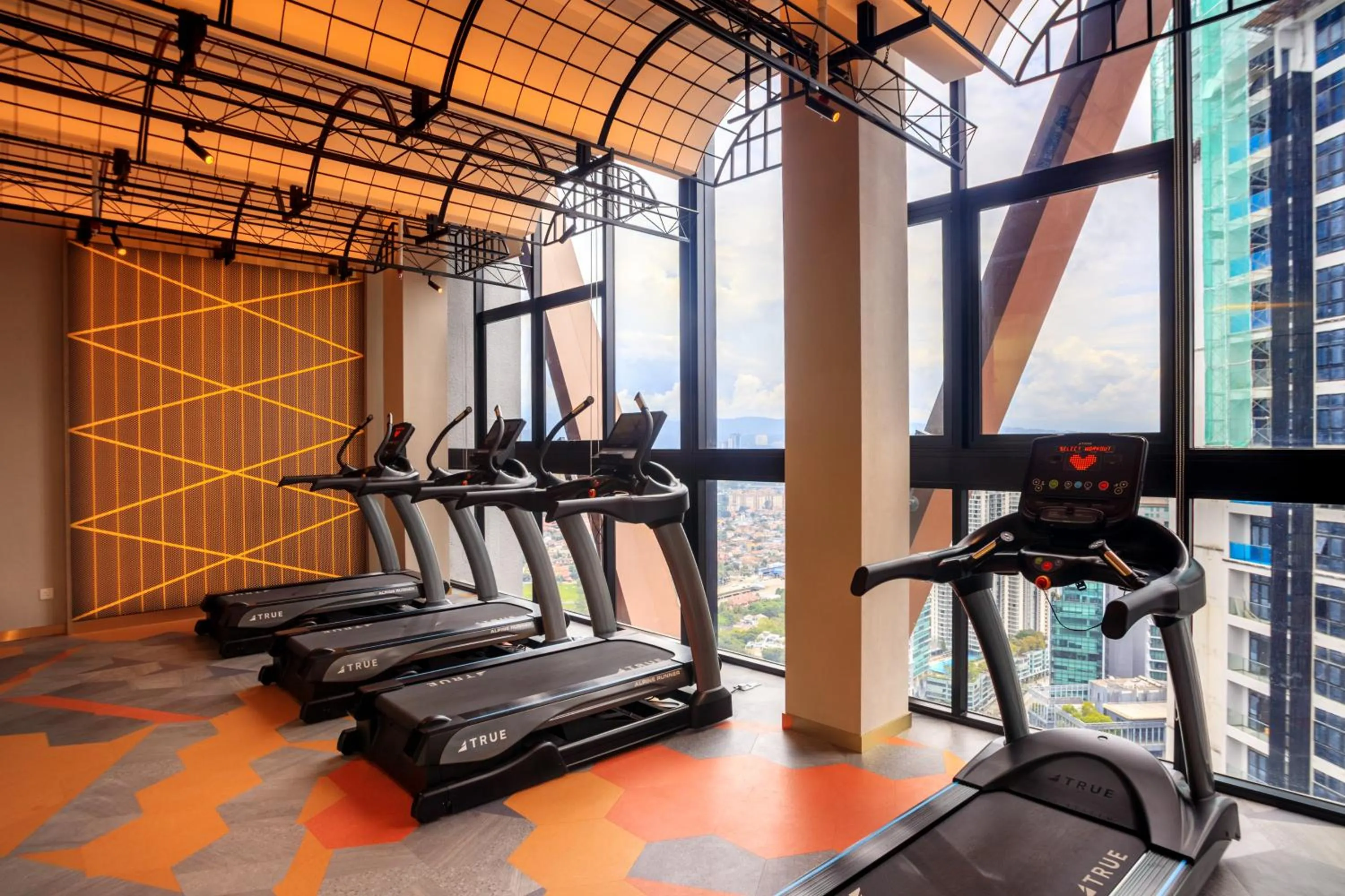 Fitness centre/facilities in Scarletz Suites KLCC by Mana-Mana