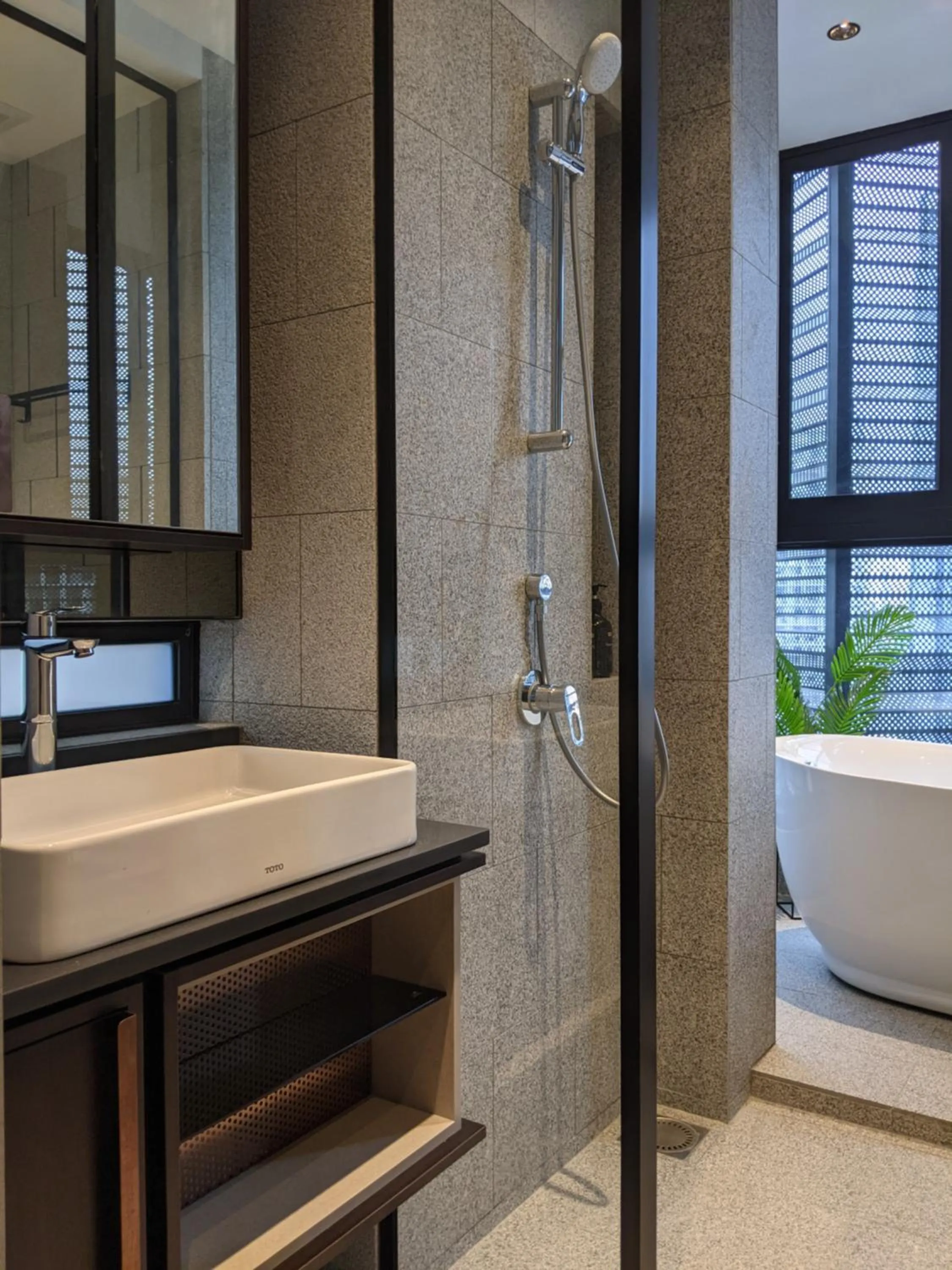 Shower in Scarletz Suites KLCC by Mana-Mana