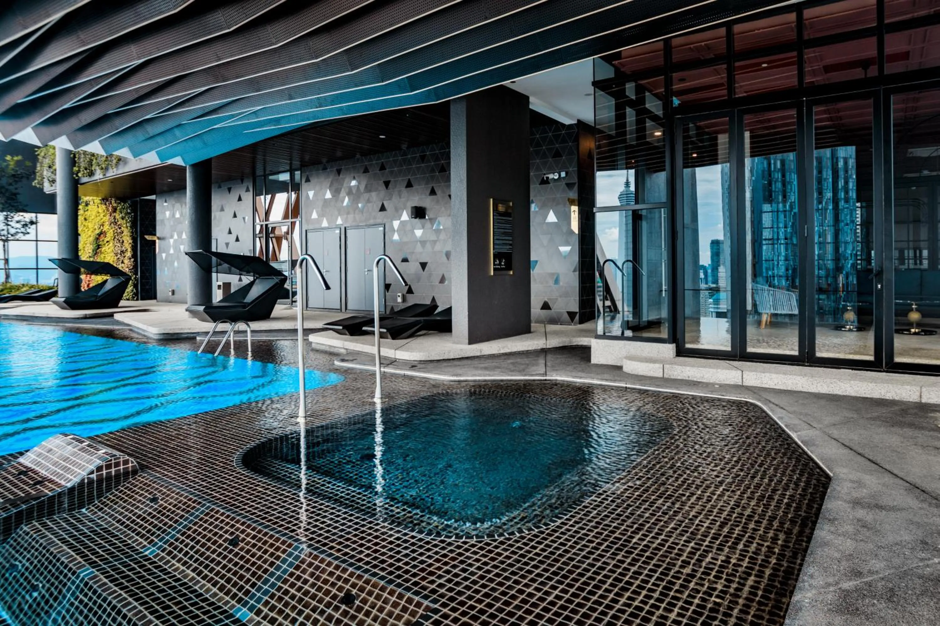 Swimming pool in Scarletz Suites KLCC by Mana-Mana