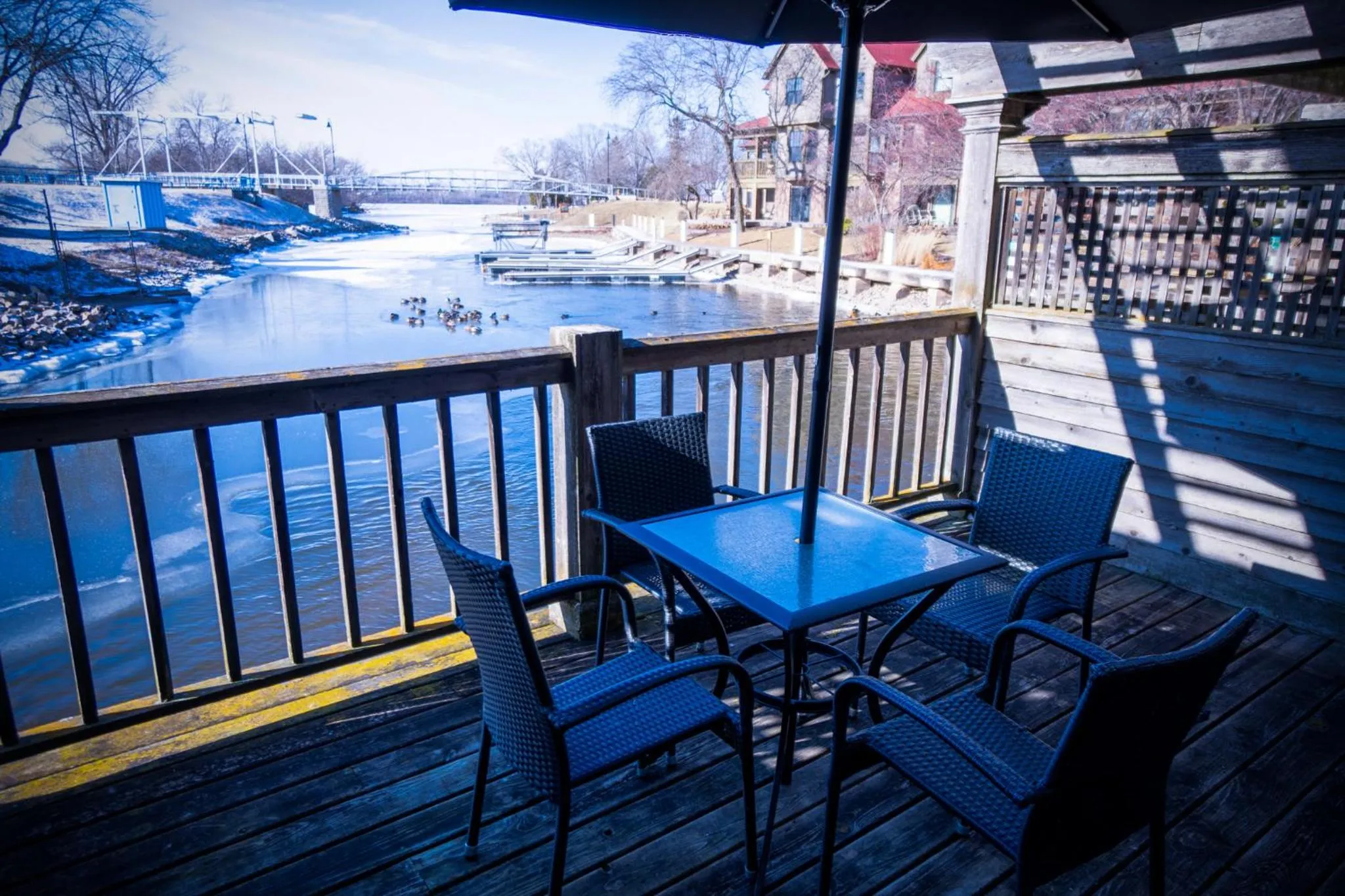 Patio in Nuk's Executive Suites
