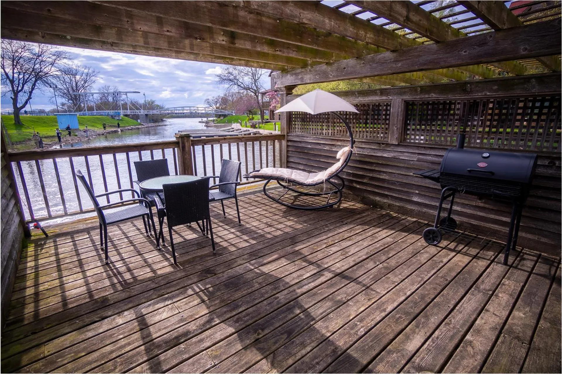 Patio in Nuk's Executive Suites