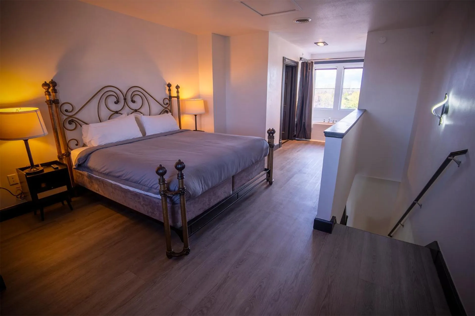 Bed in Nuk's Executive Suites