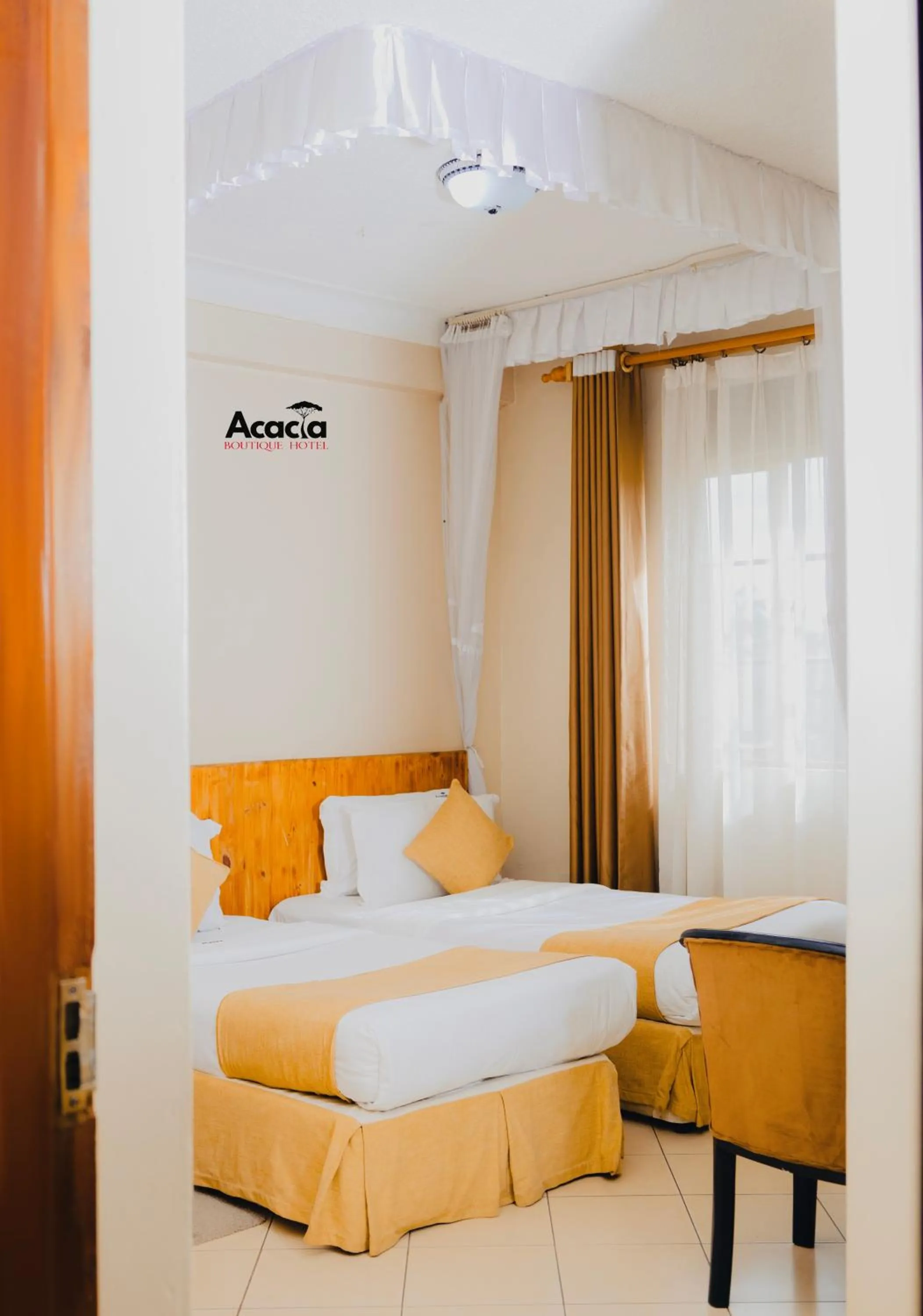 Bed in Acacia Hotel Mbarara