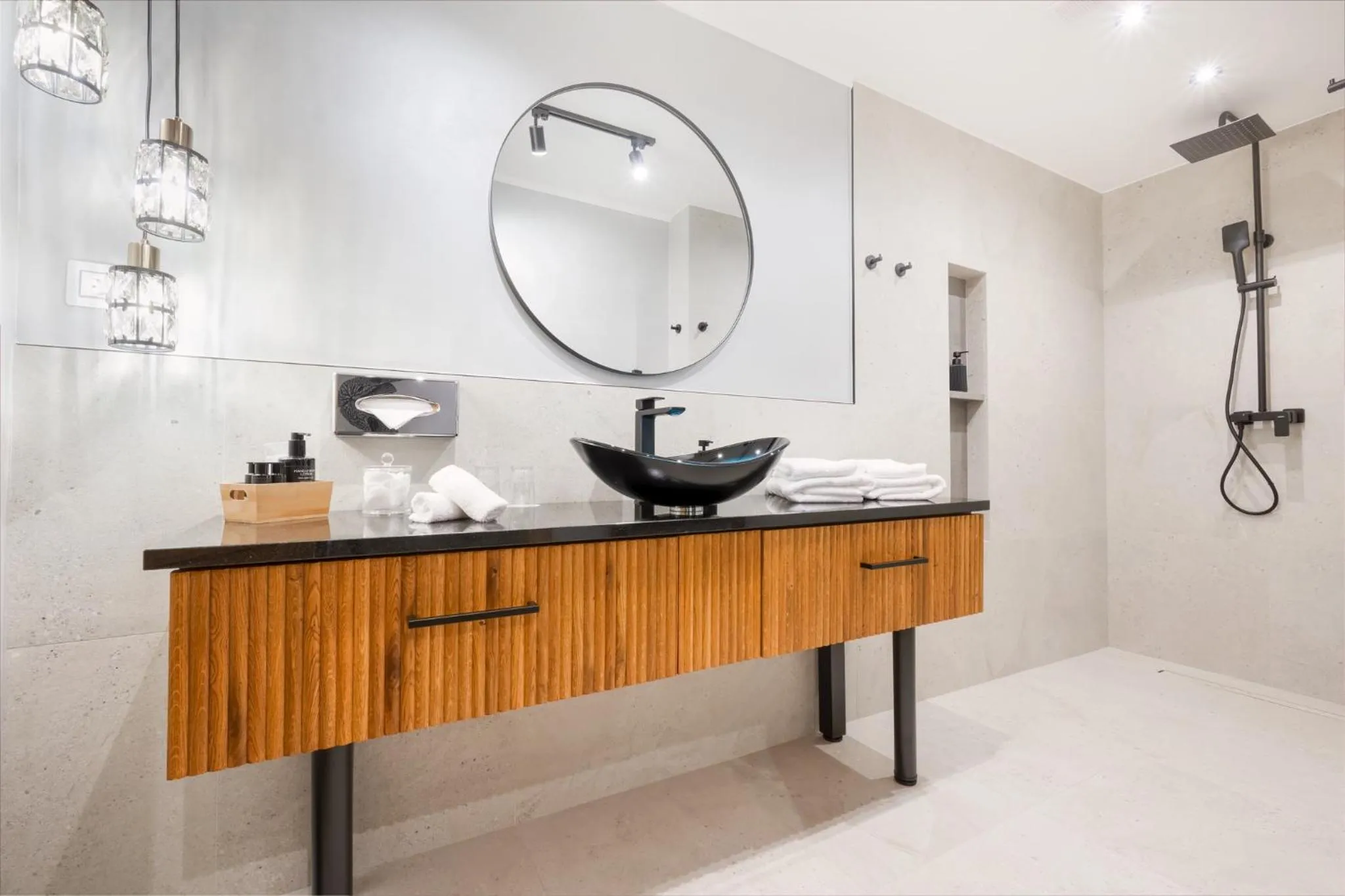 Bathroom in Wellness hotel V Nebi