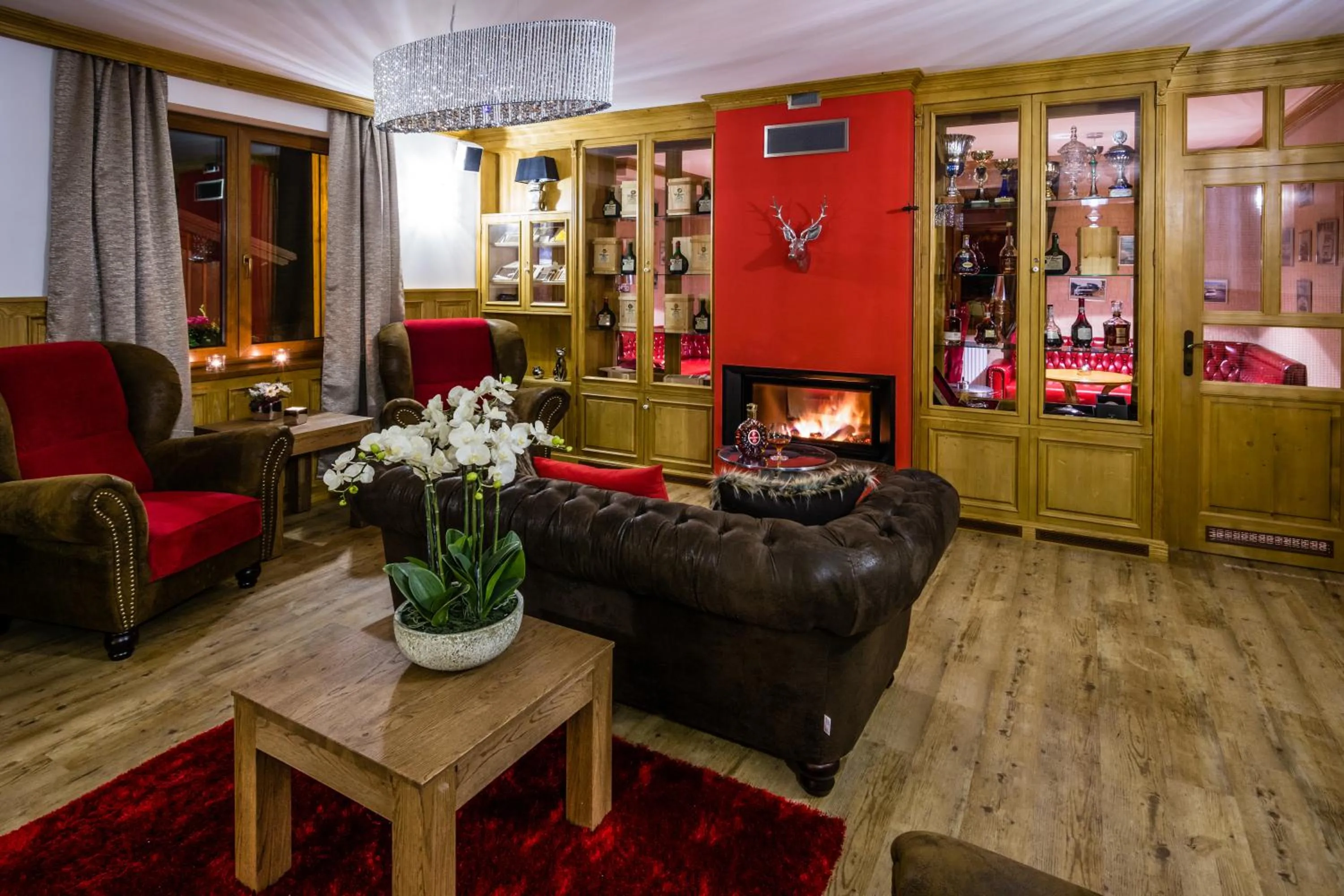 Lobby or reception in Wellness hotel V Nebi