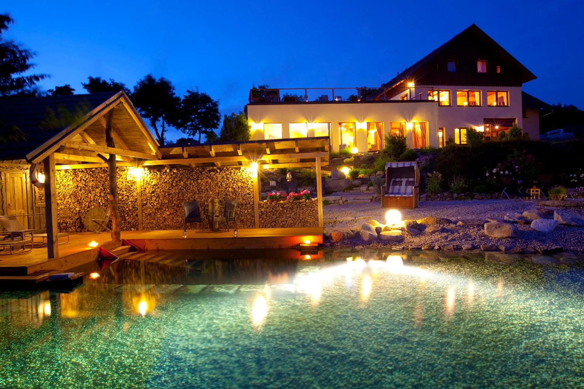 Garden in Wellness hotel V Nebi