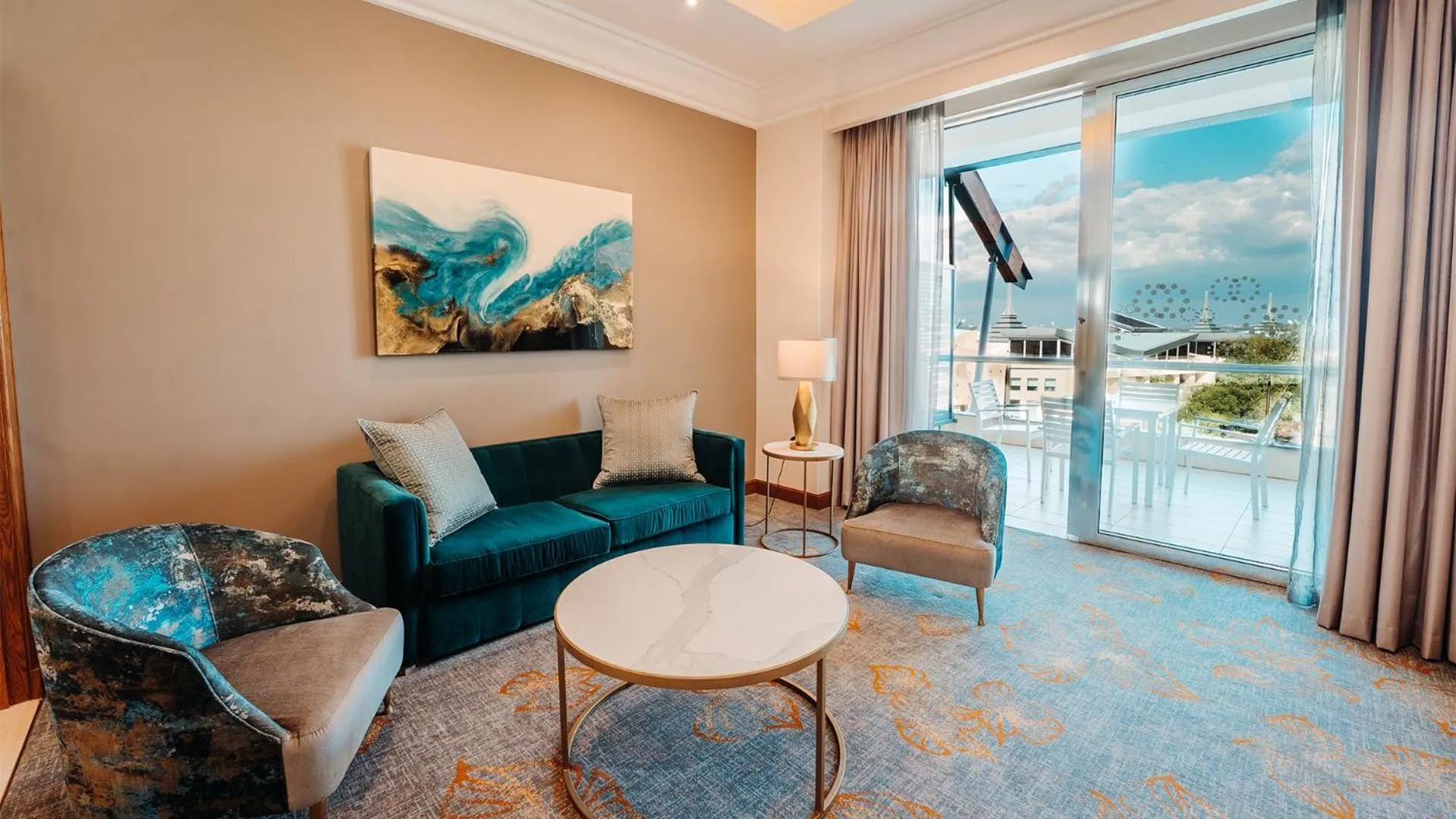 Living room in Silverstar Hotel