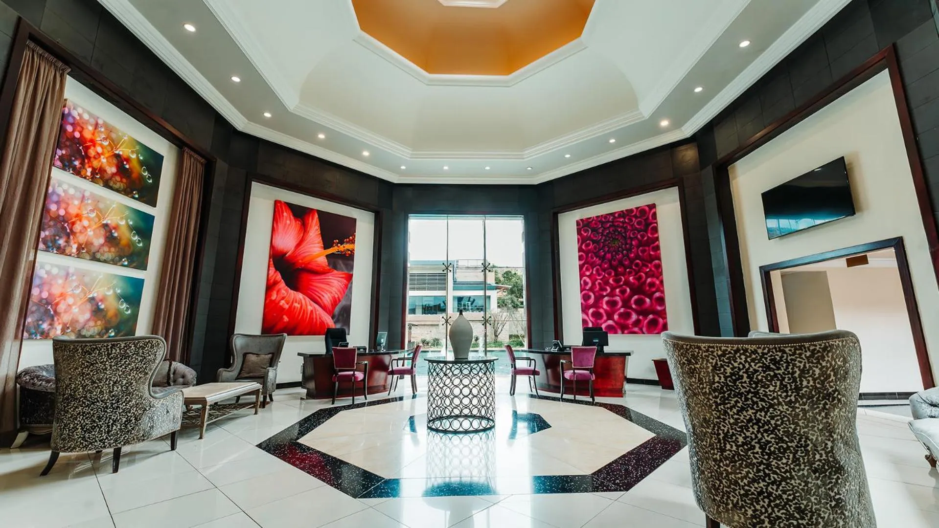 Seating area in Silverstar Hotel